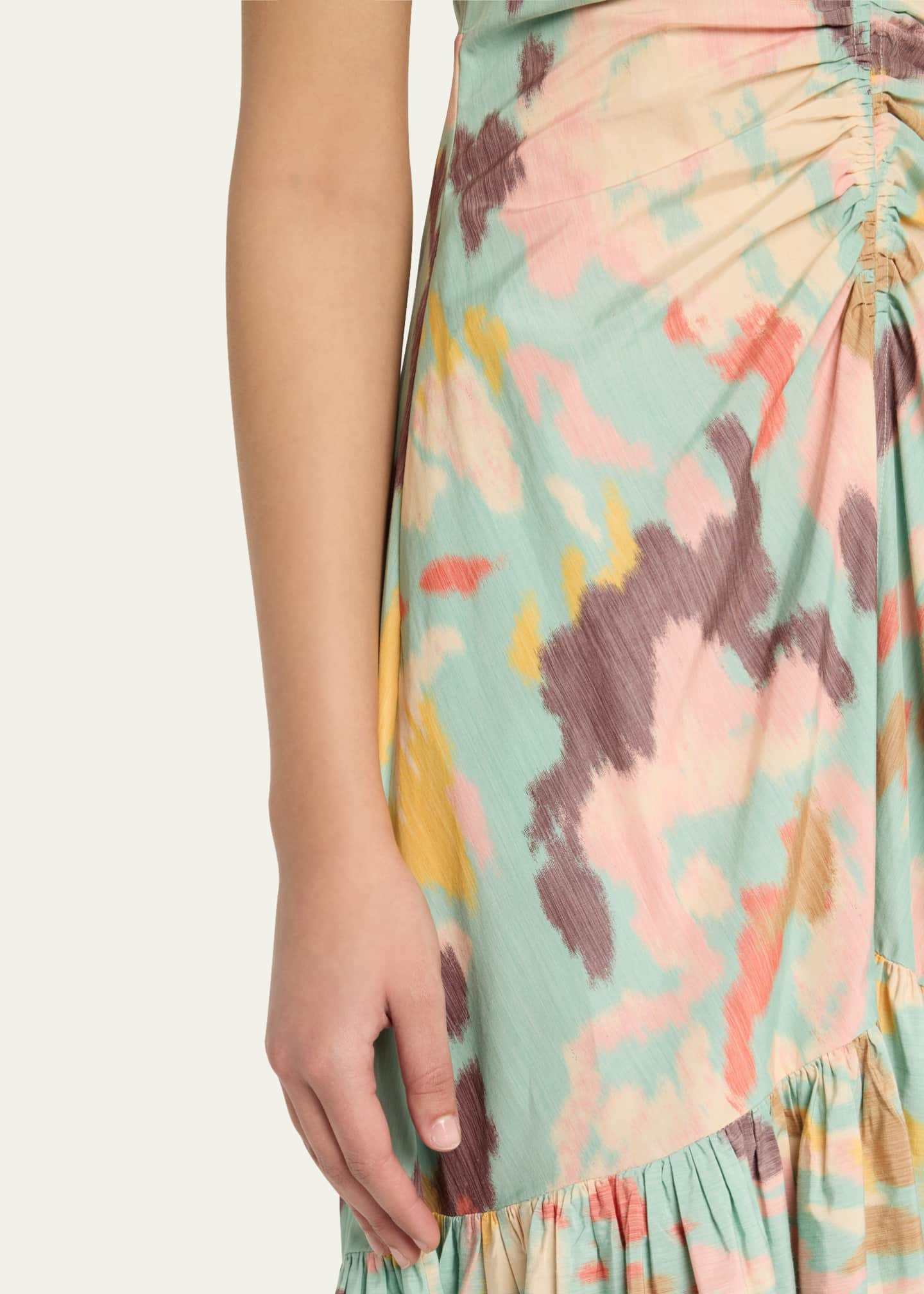A.L.C. Lindsey Printed A-Line Midi Dress Image 5 of 5