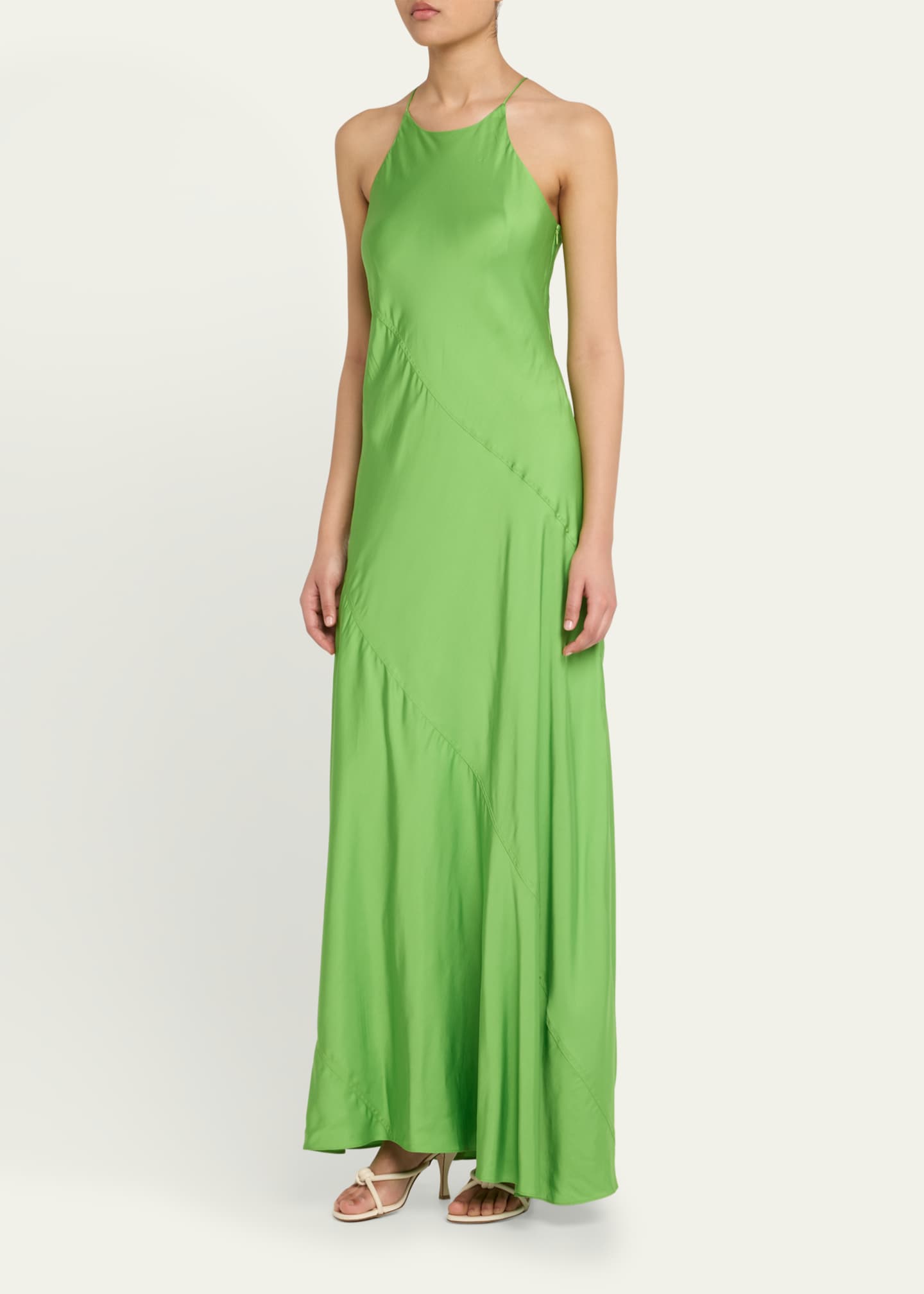 A.L.C. Sybil Satin Dress Image 4 of 5