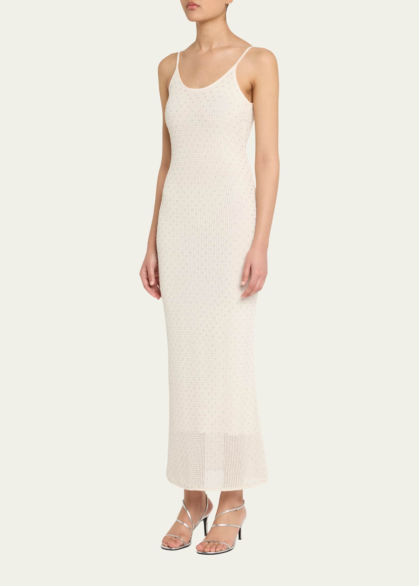 Lyra Embellished Midi Dress - Thumbnail 4