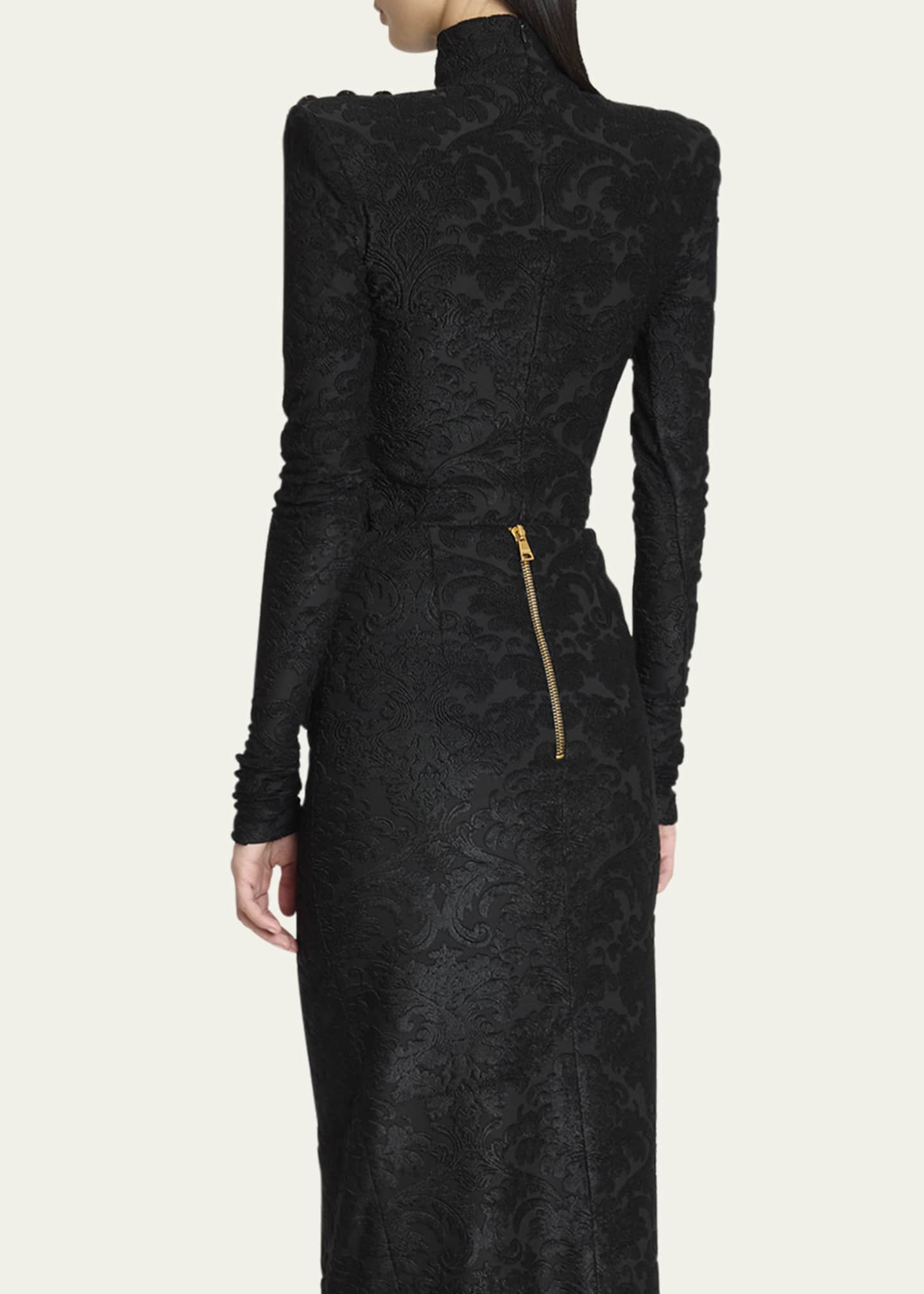 Balmain Baroque High Neck Top Image 3 of 5