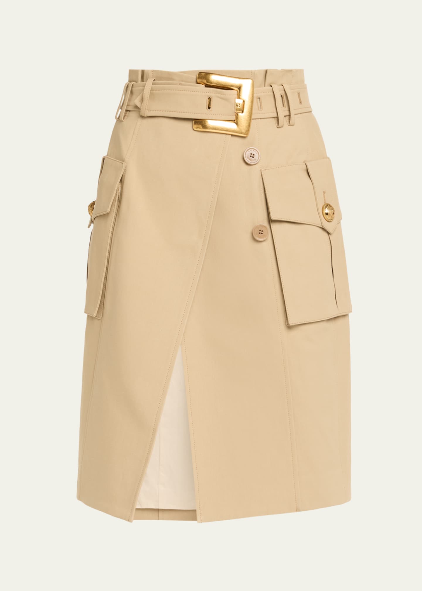 Balmain Belted Cargo Skirt Image 1 of 5