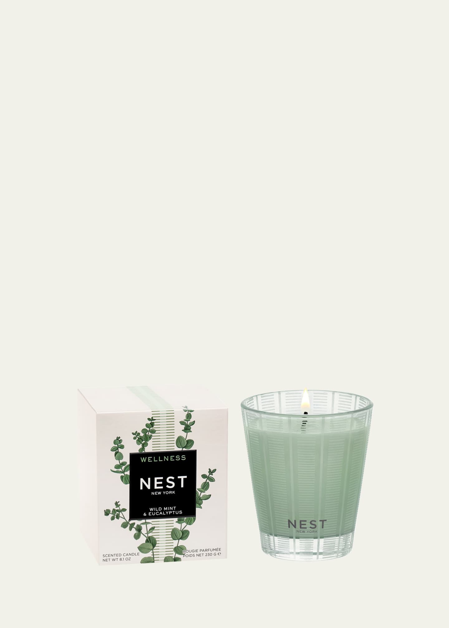 NEST New York Wild Mint Eucalyptus Classic Candle, 8.1 oz. Image 2 of 2