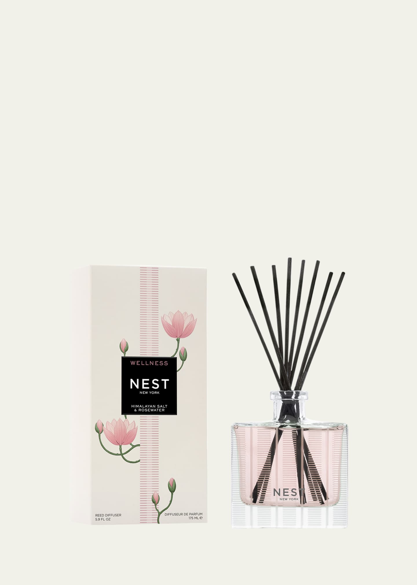 NEST New York Himalayan Salt Rosewater Reed Diffuser, 5.9 oz. Image 2 of 2