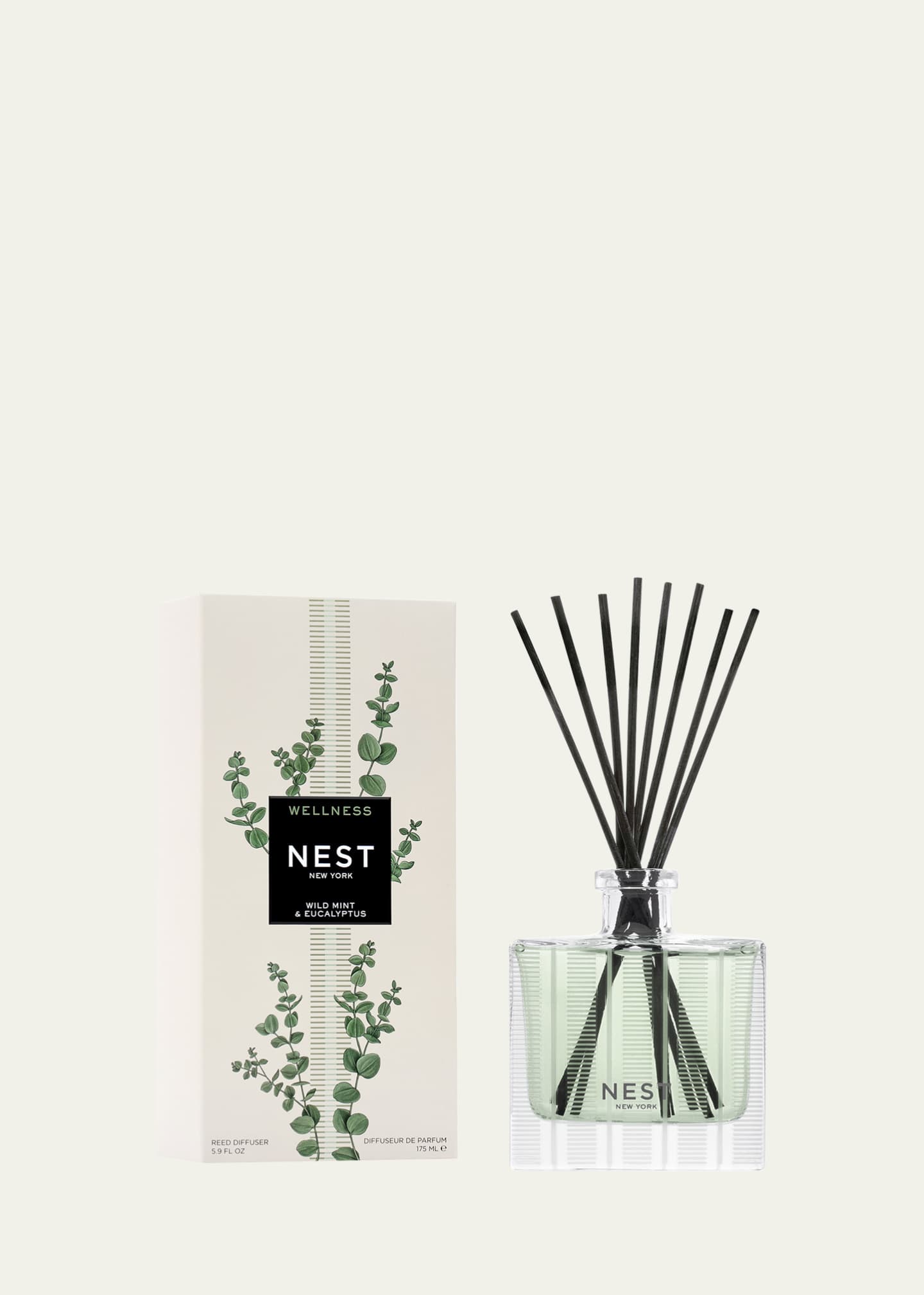 NEST New York Wild Mint Eucalyptus Reed Diffuser, 5.9 oz. Image 2 of 2