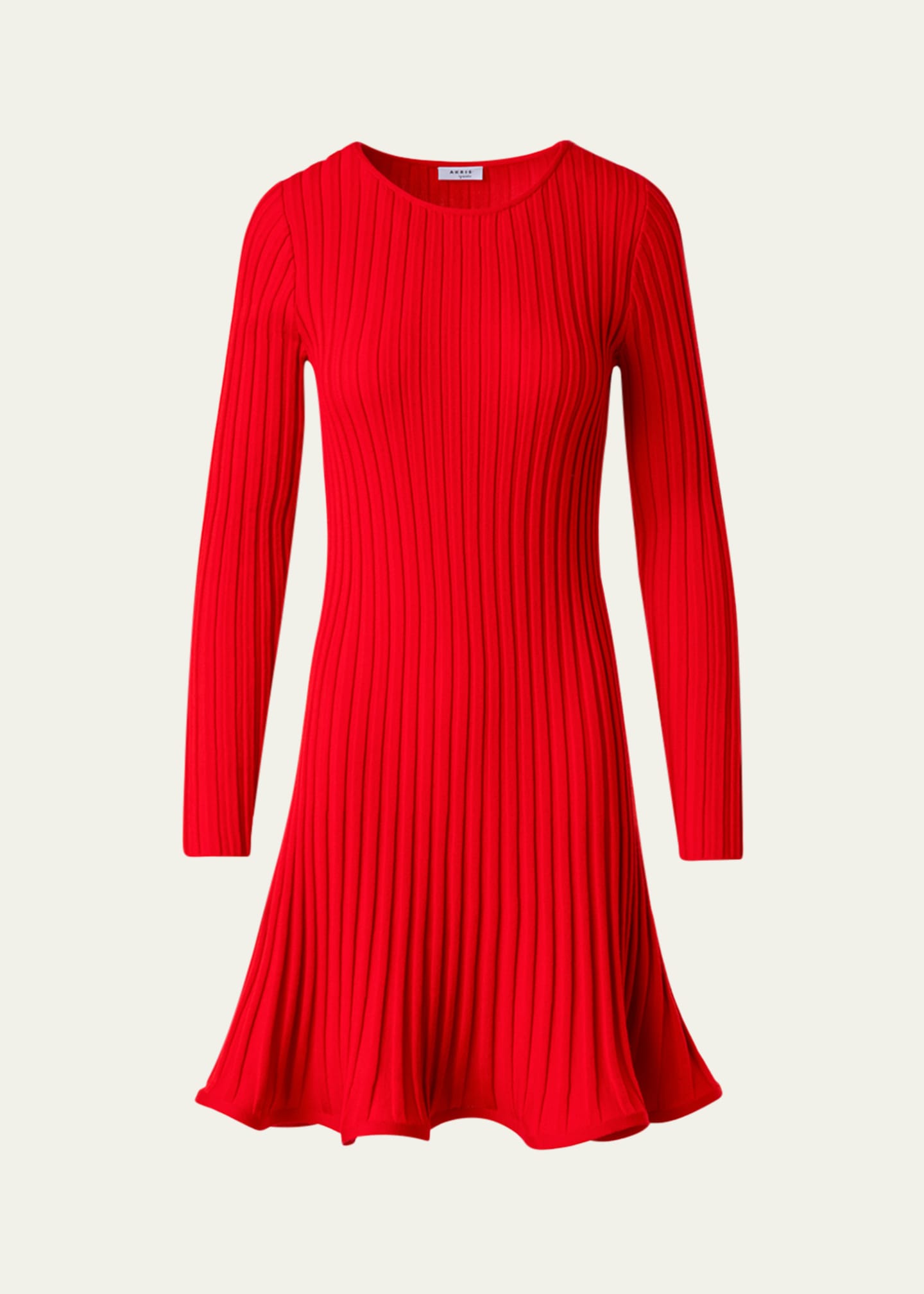 Akris punto Reversed Rib Knit Mini Dress Image 1 of 5