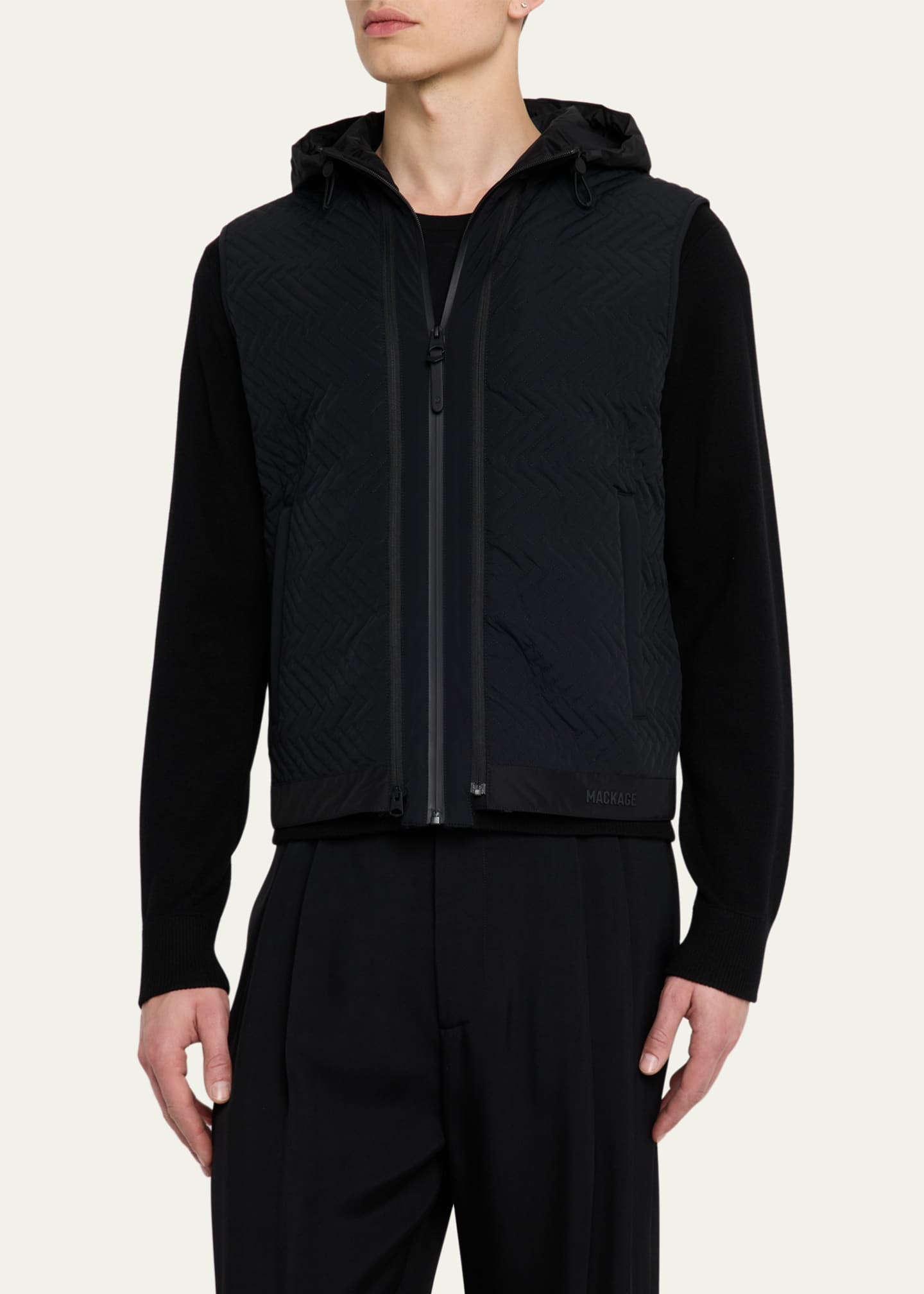 Mackage Men's Barrett 3-in-1 Hybrid Light Jacket Image 4 of 5