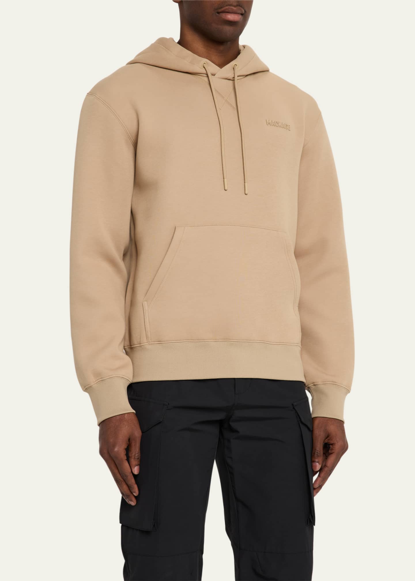 Mackage Men's Krystian Double-Face Jersey Hoodie - Bergdorf Goodman