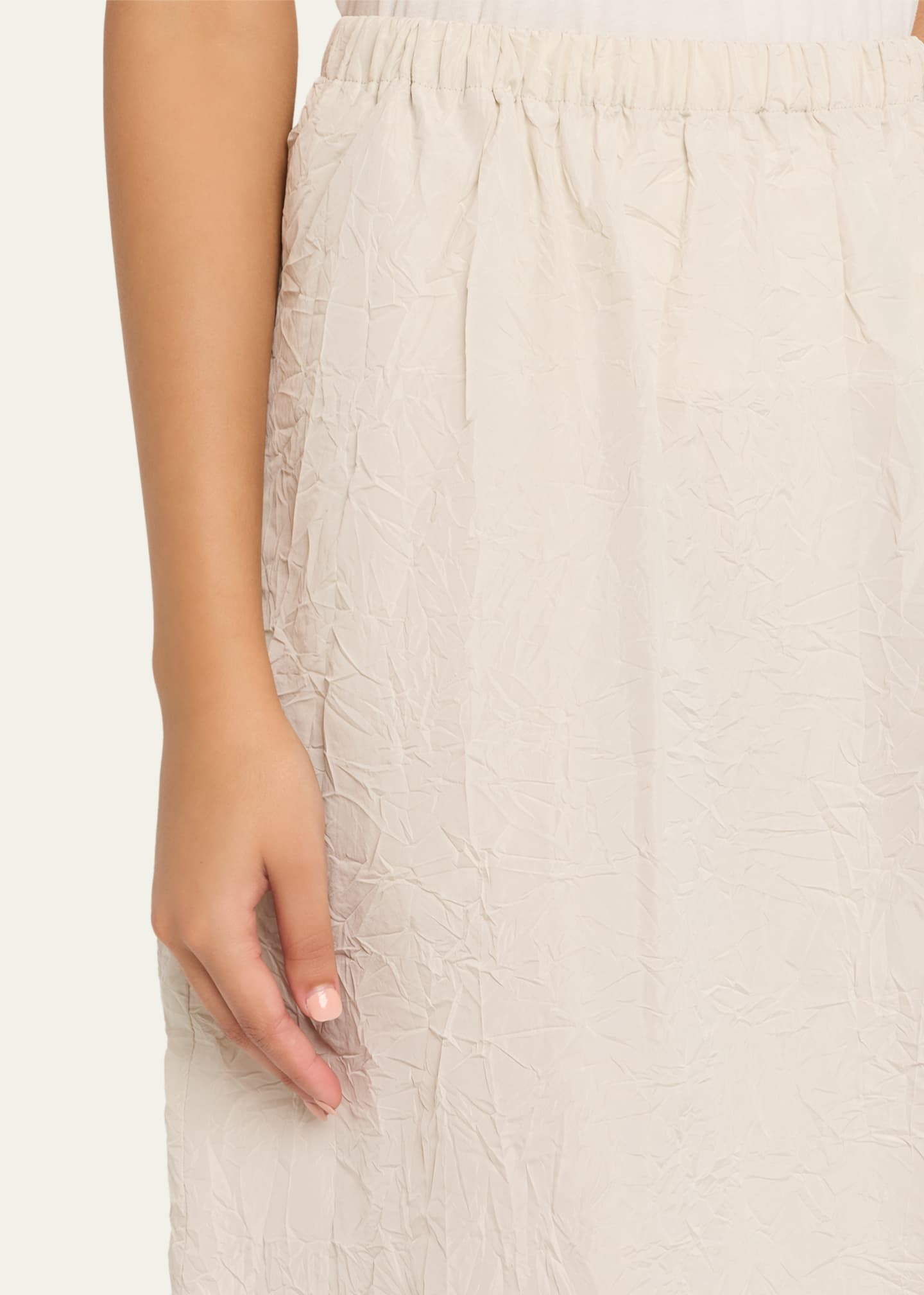 Peter Do Sadie Crinkle A-Line Maxi Skirt Image 5 of 5