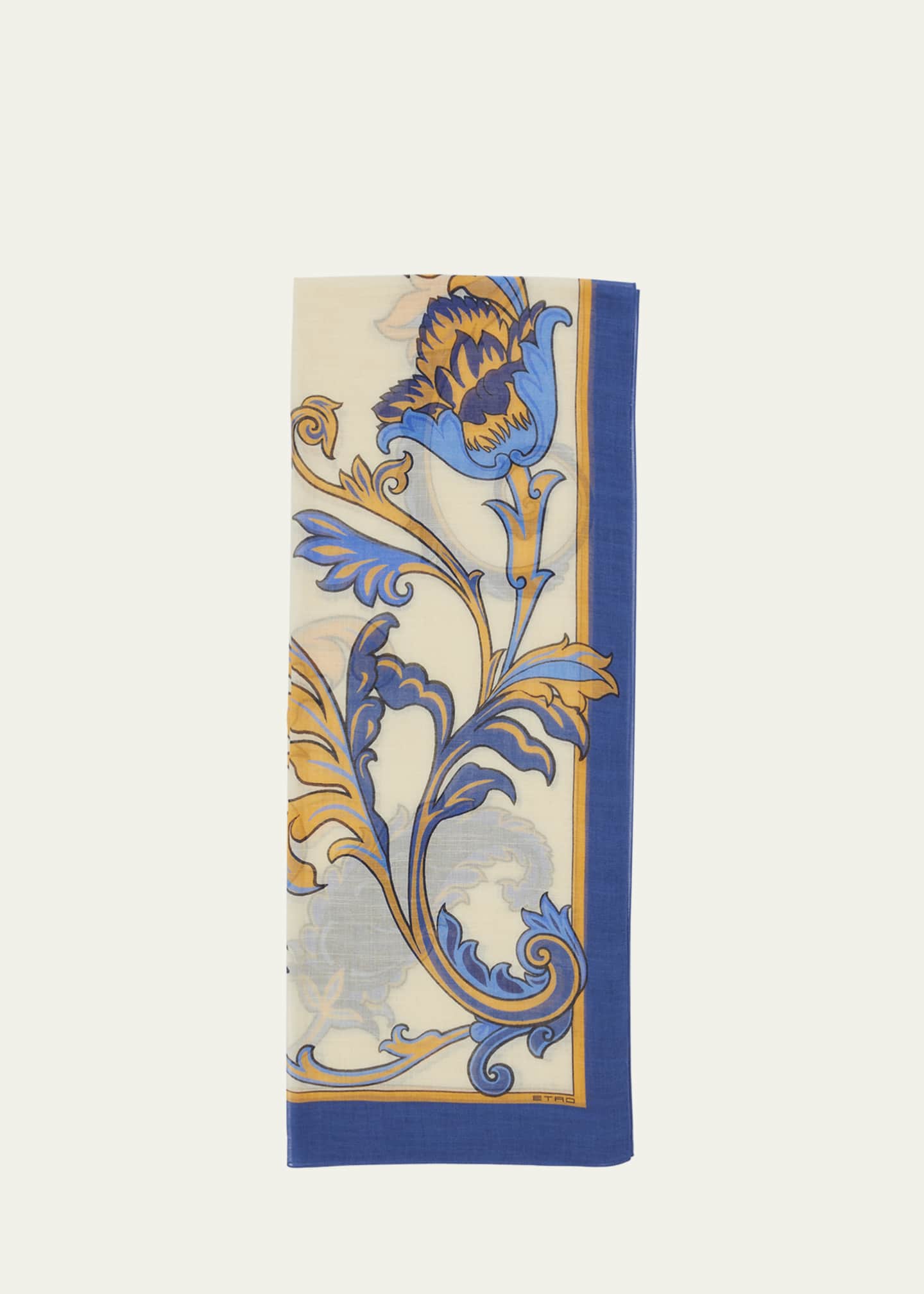 Etro Sheer Printed Modal-Blend Scarf Image 1 of 4