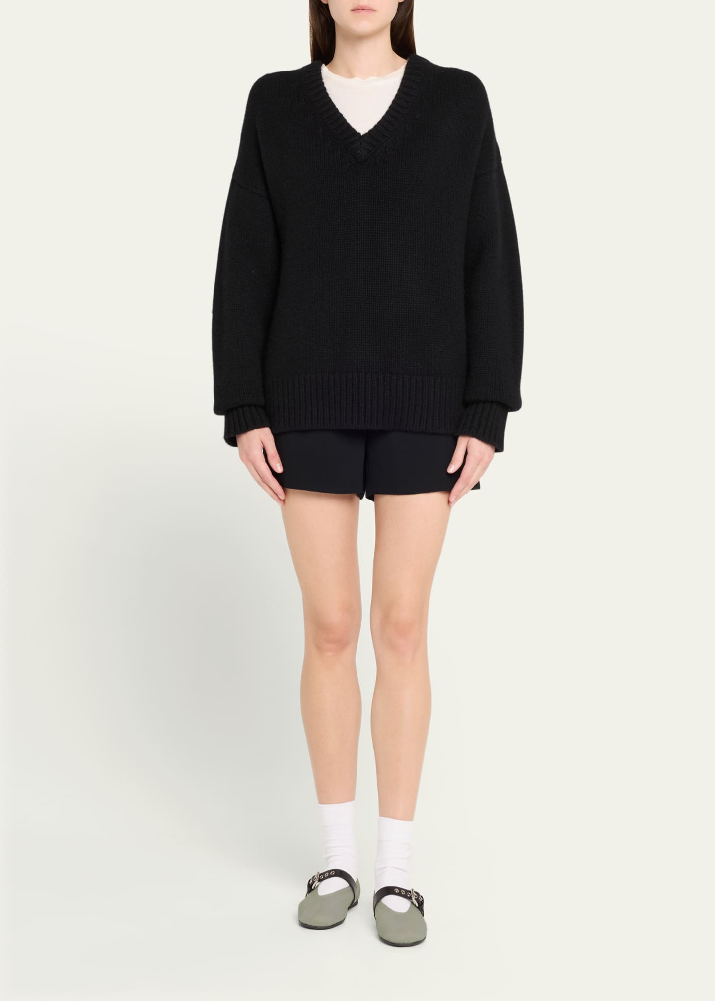 Miu Miu Mesh Buckle Mary-Jane Ballerina Flats Image 3 of 6
