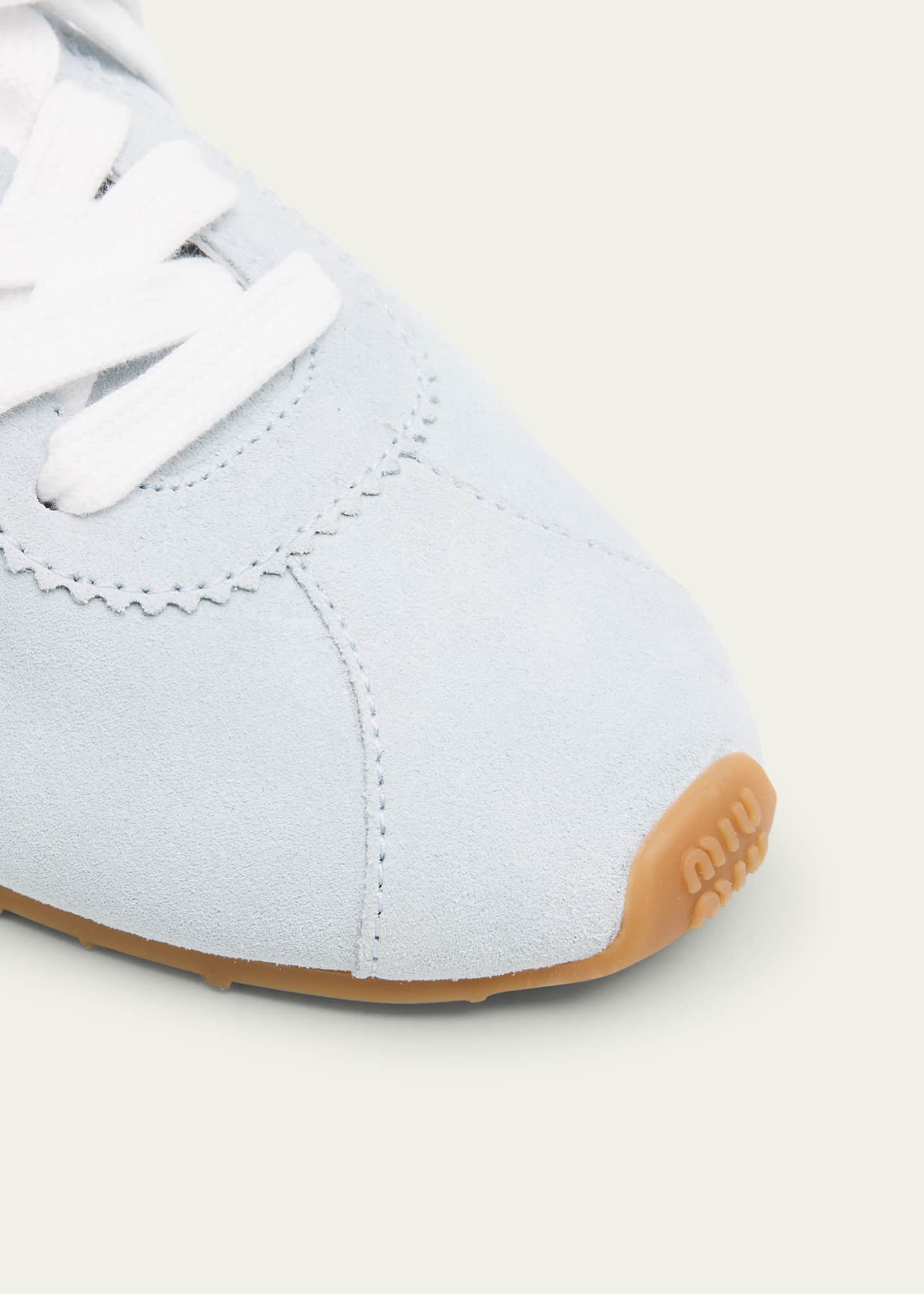 Miu Miu Suede Sneaker Mules Image 5 of 6
