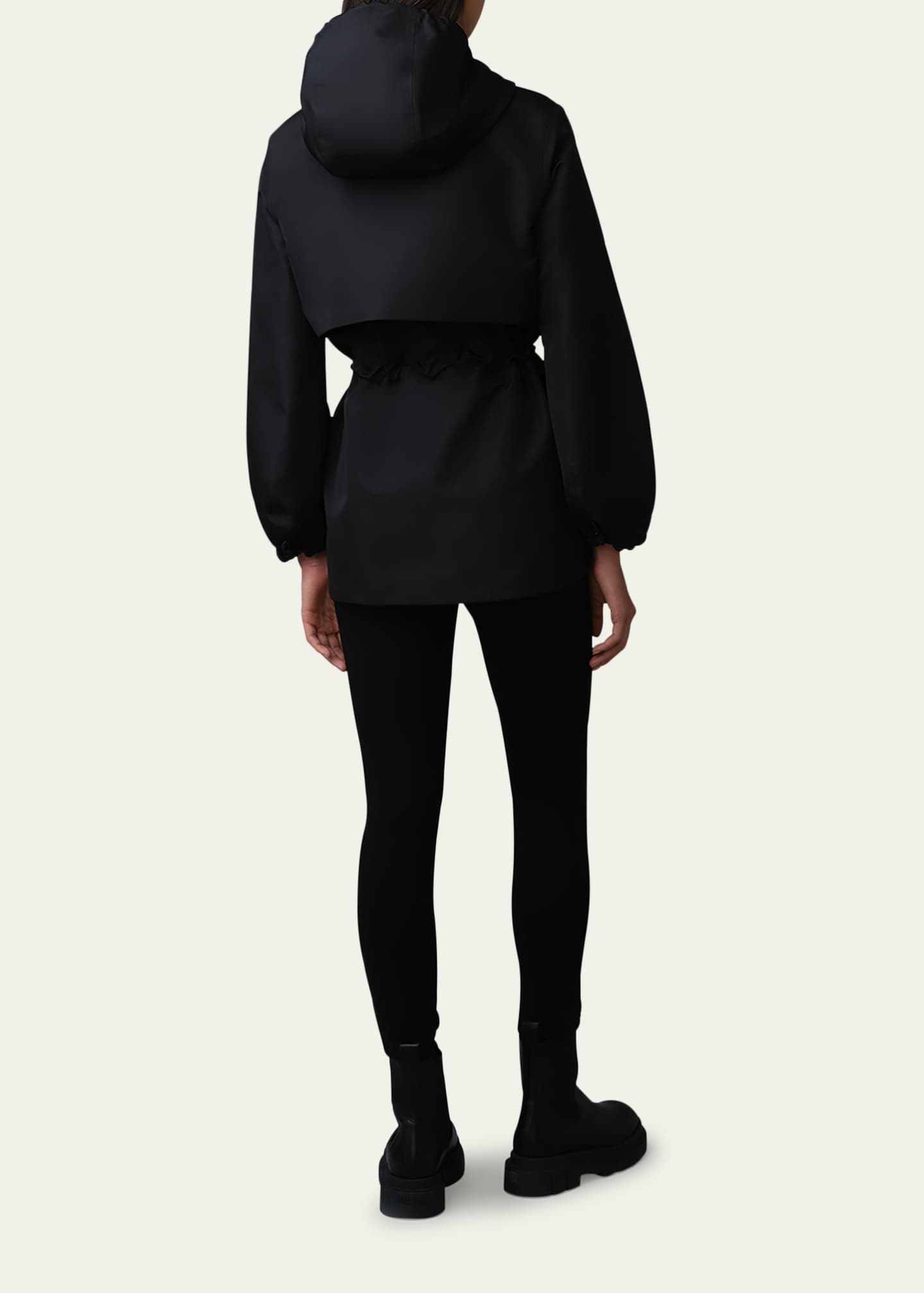 Mackage Kalea Hooded Rain Jacket Image 3 of 4