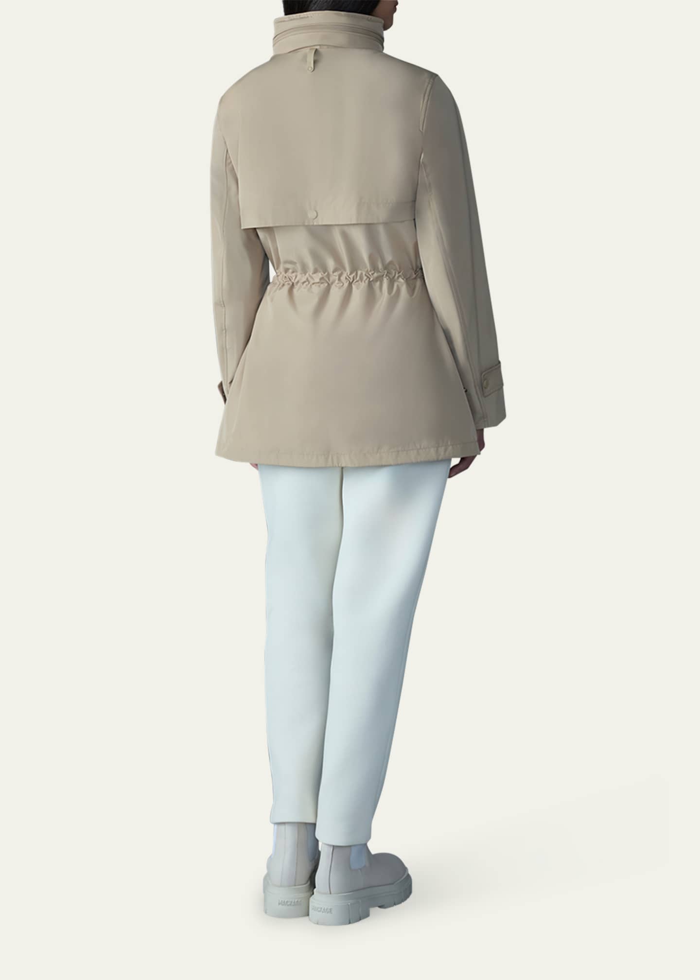Mackage Keryn Mid-Length Rain Jacket Image 3 of 5