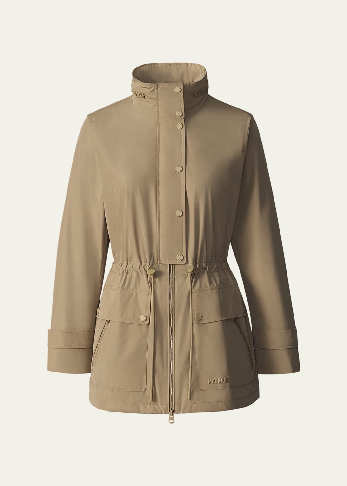 Mackage Keryn Mid-Length Rain Jacket Image 1 of 5