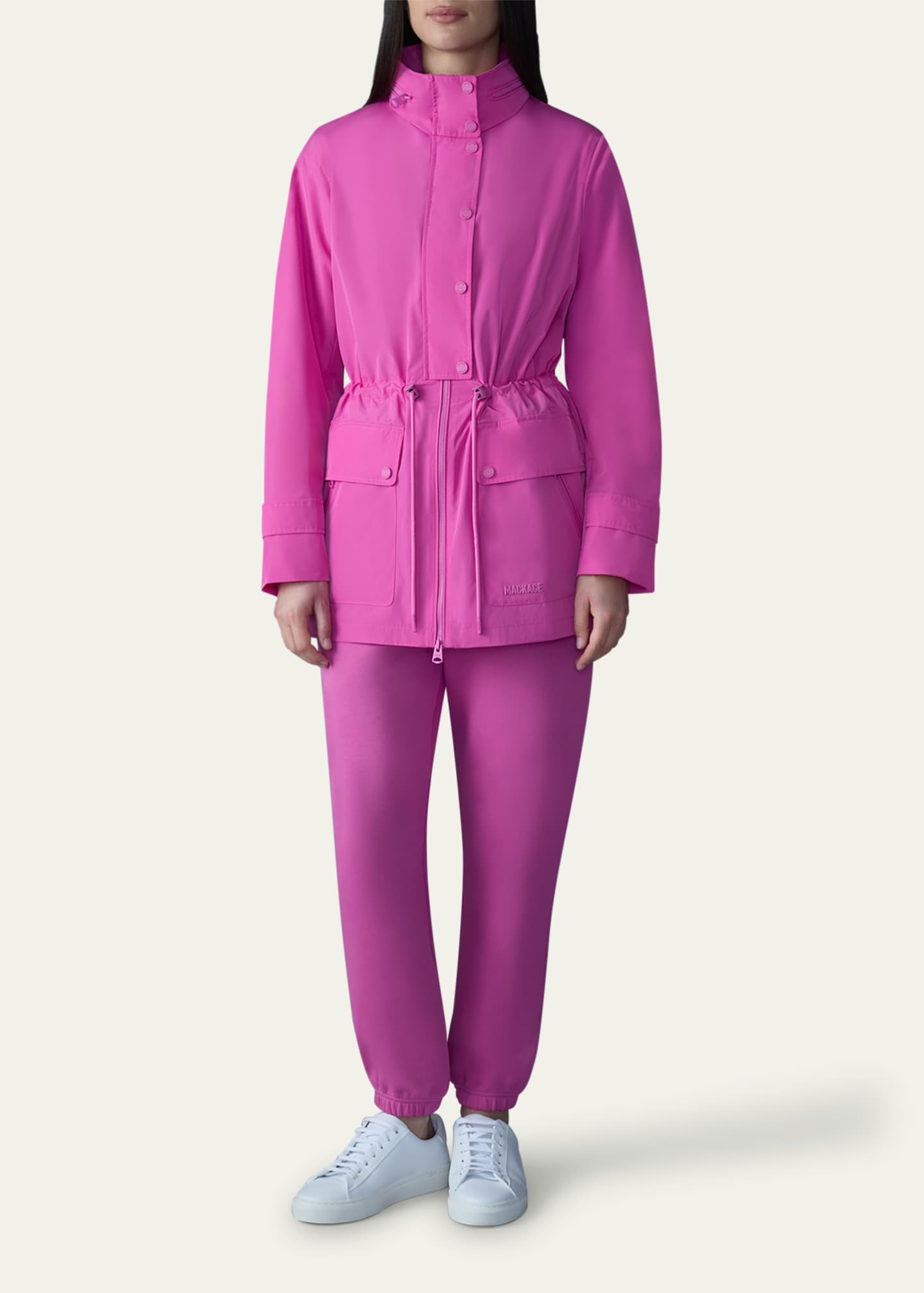 Mackage Keryn Mid-Length Rain Jacket Image 4 of 5