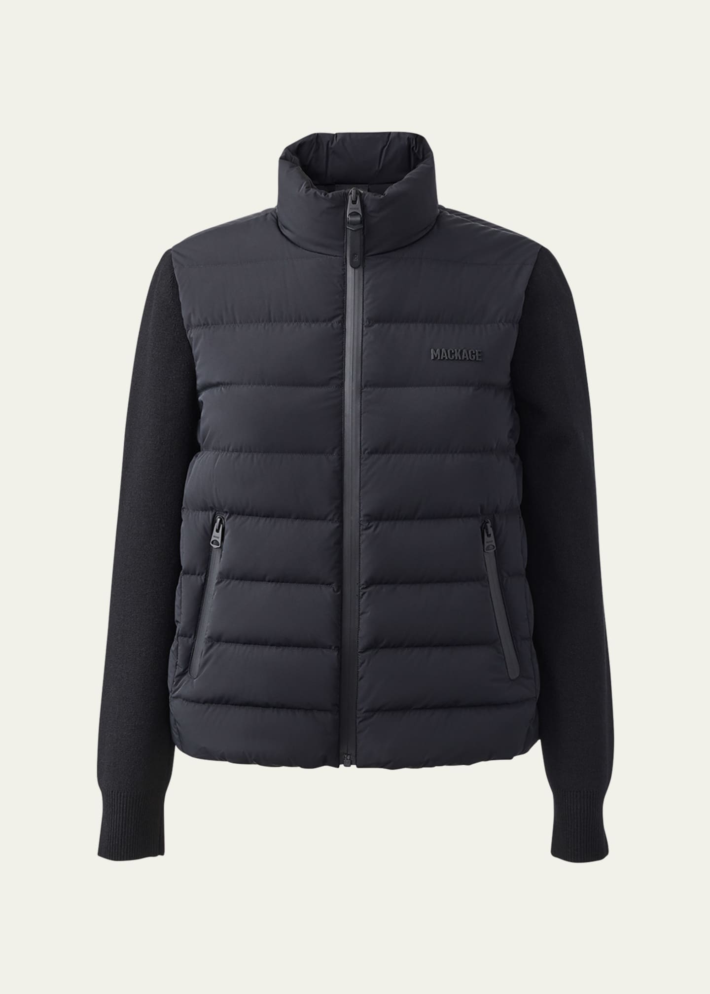 Mackage Oceane-City Light Down Mixed-Media Jacket