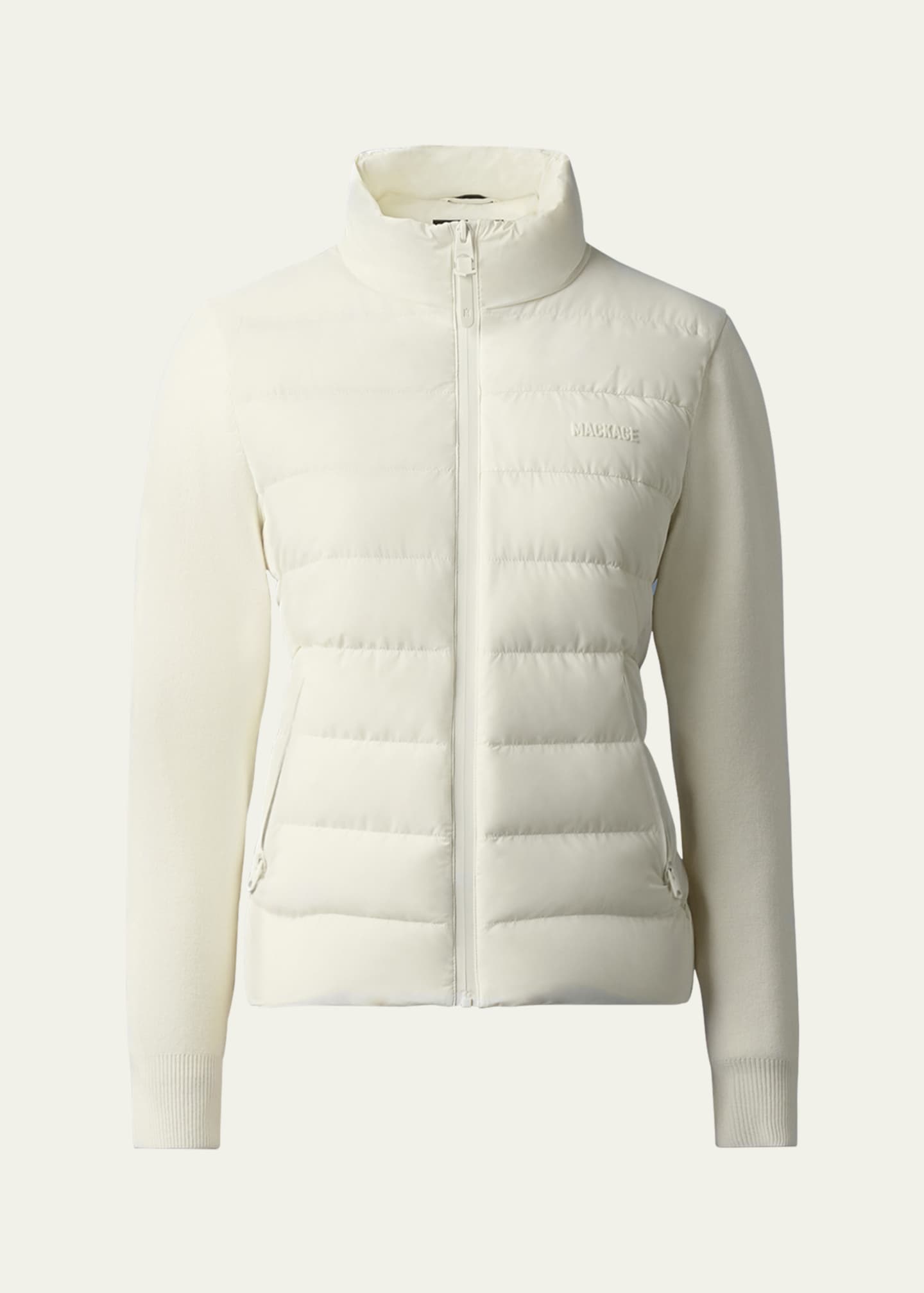 Mackage Oceane-City Light Down Mixed-Media Jacket