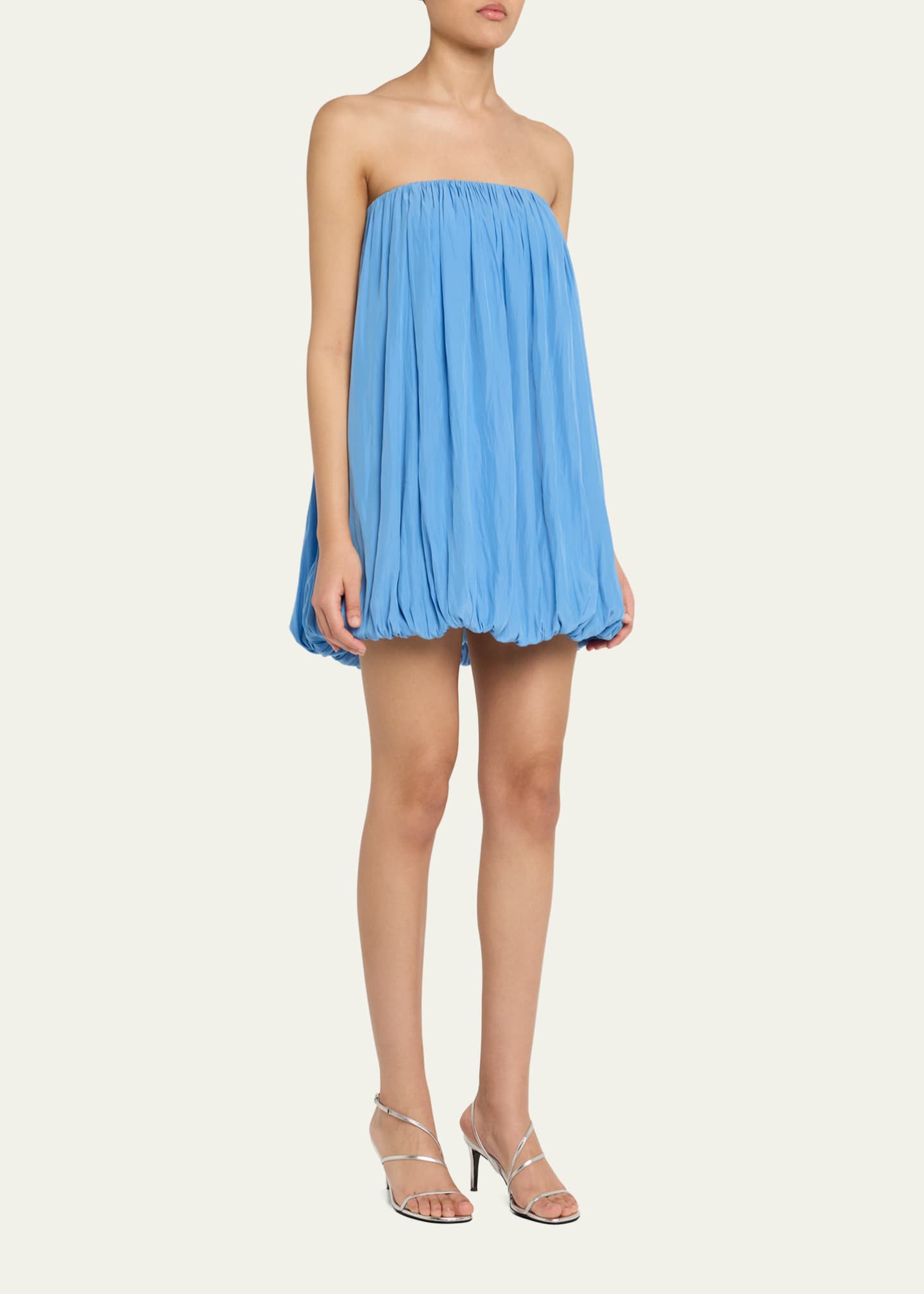 Val Strapless Bubble Dress - Thumbnail 4