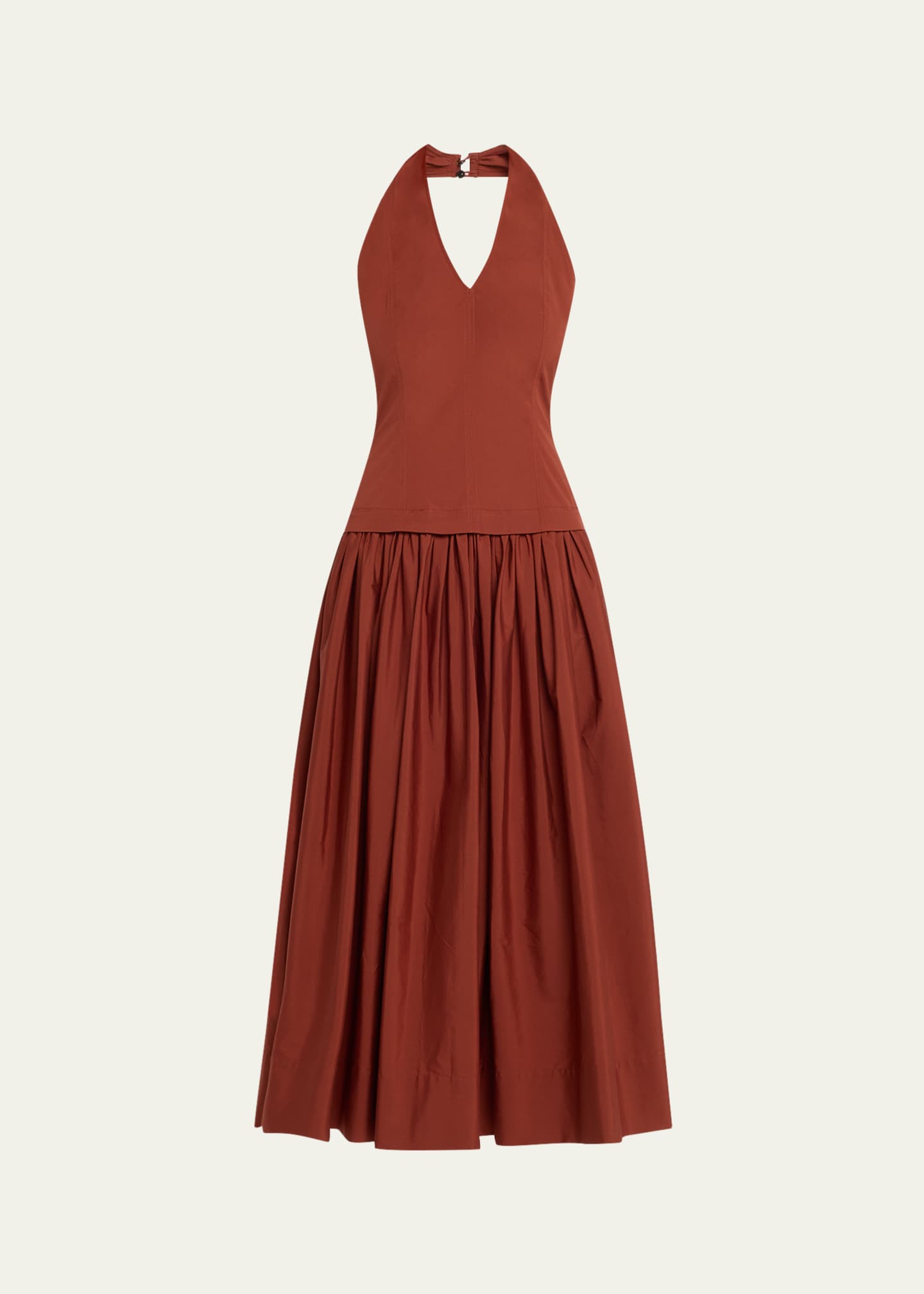 Nora Drop-Waist Halter Dress