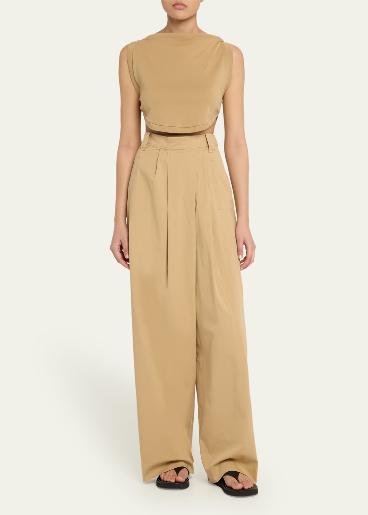 A.L.C. Mae Cropped High-Neck Top Image 2 of 5
