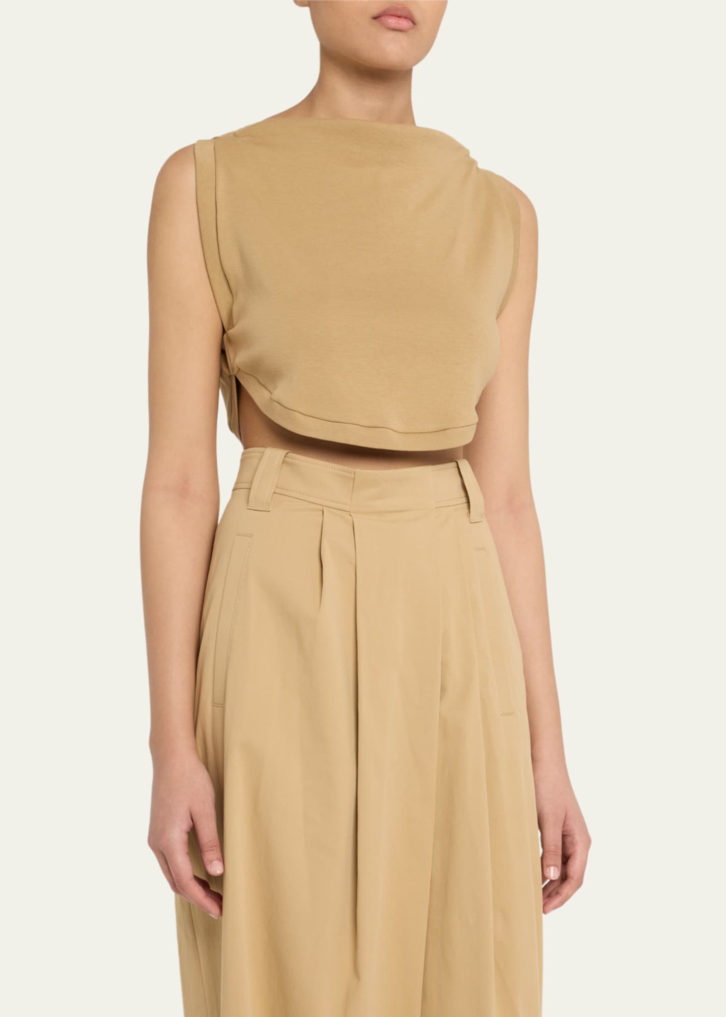 A.L.C. Mae Cropped High-Neck Top Image 4 of 5