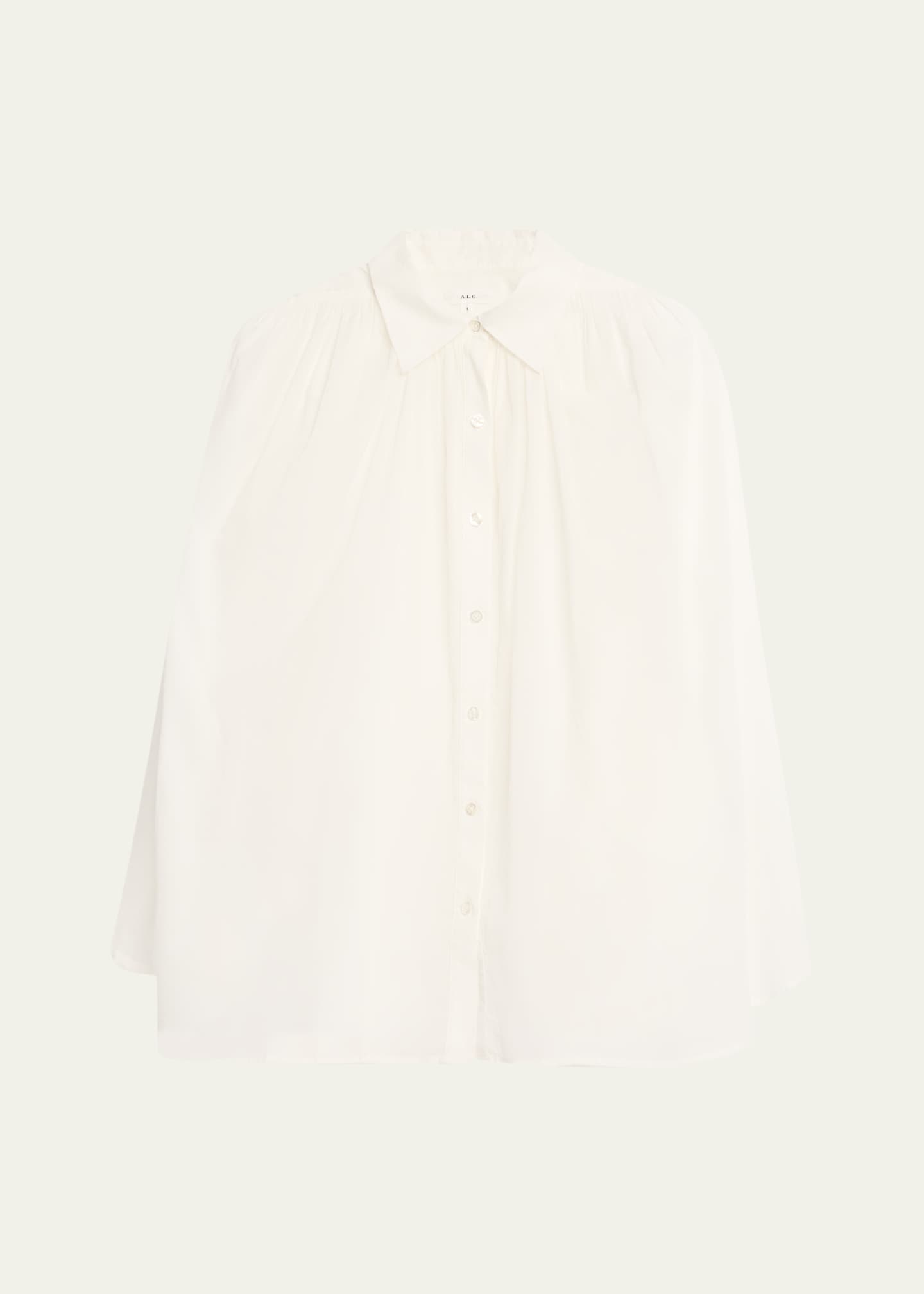 Nessa Button-Front Top