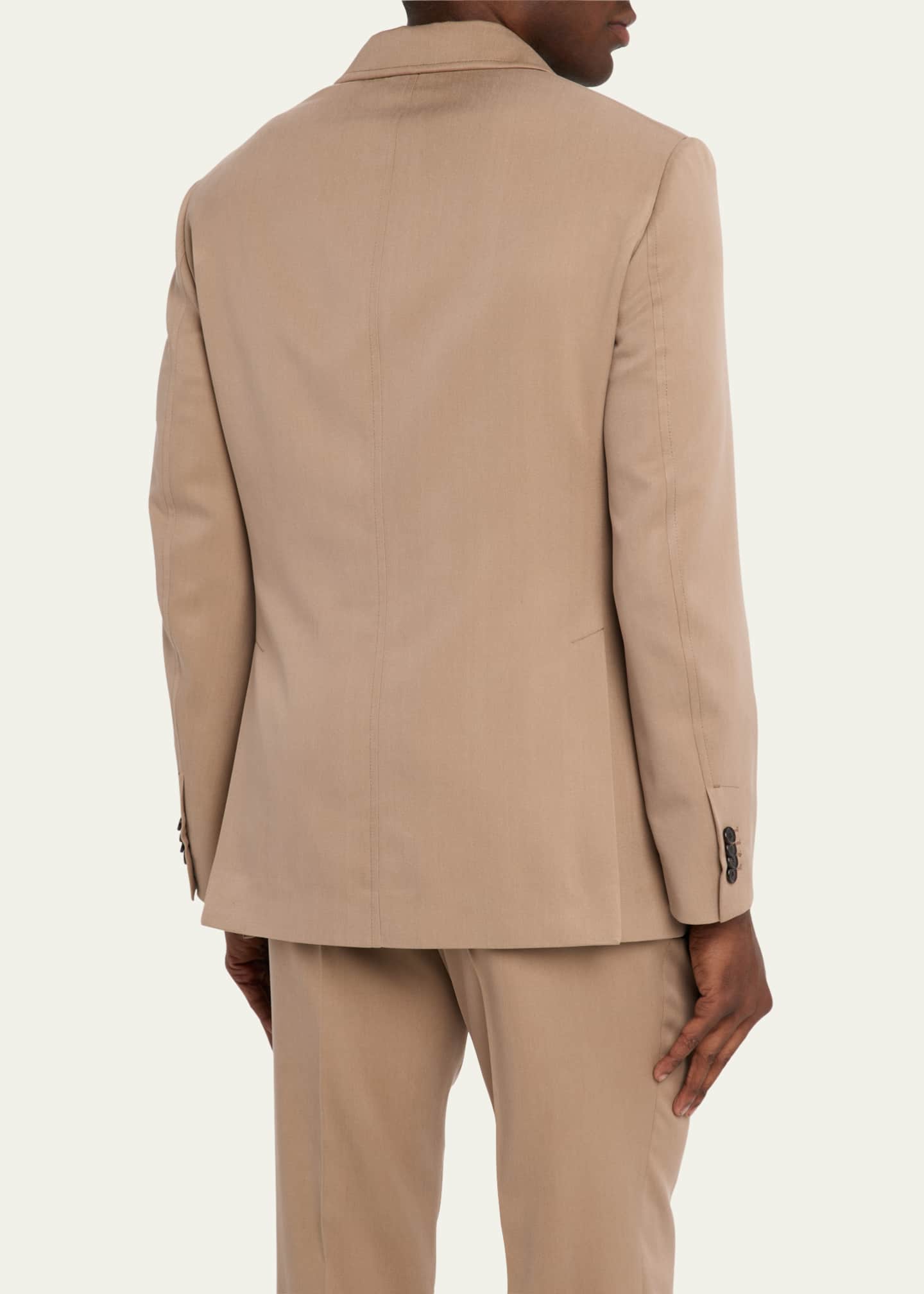 Brioni Men's Silk Leather-Trim Travel Jacket - Bergdorf Goodman