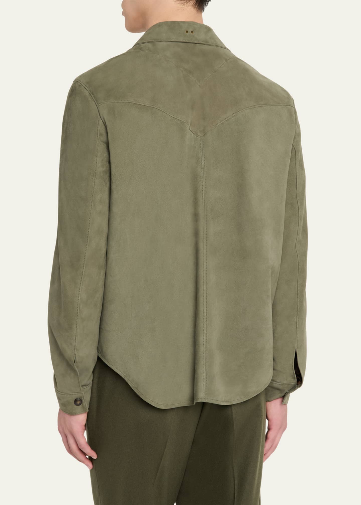 SAVAS Men's Lowry Leather Shirt Jacket Image 3 of 5