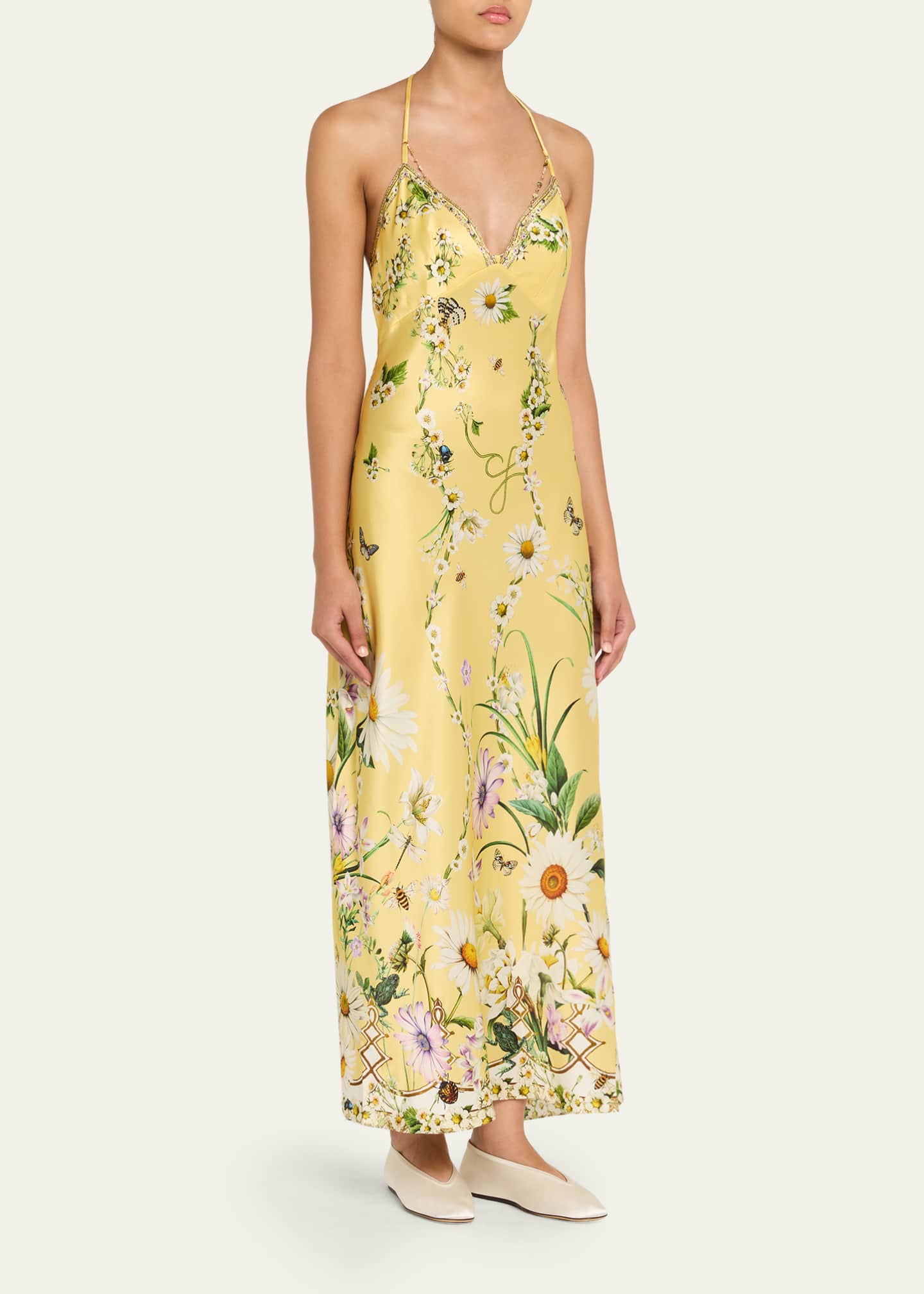 CHAIN DETAIL SLIP DRESS PINK PORTO
