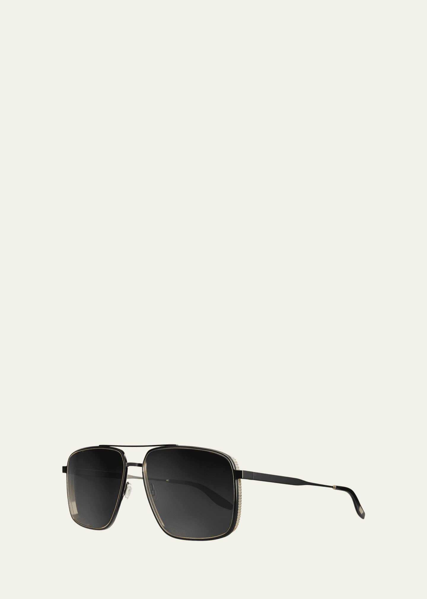 Barton Perreira Men's Scaramanga 007 Titanium Aviator Sunglasses Image 2 of 3