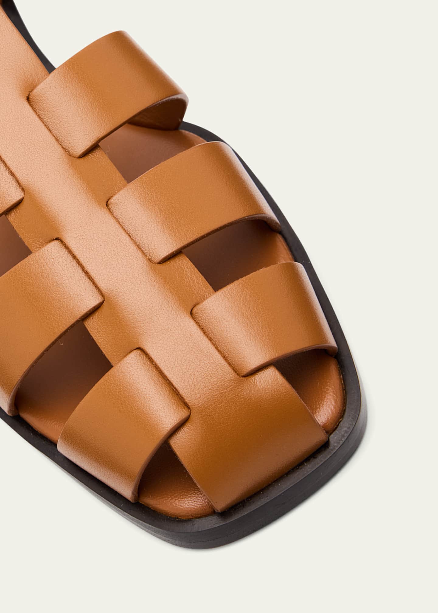 Stuart Weitzman Villa Leather Fisherman Sandals Image 5 of 6
