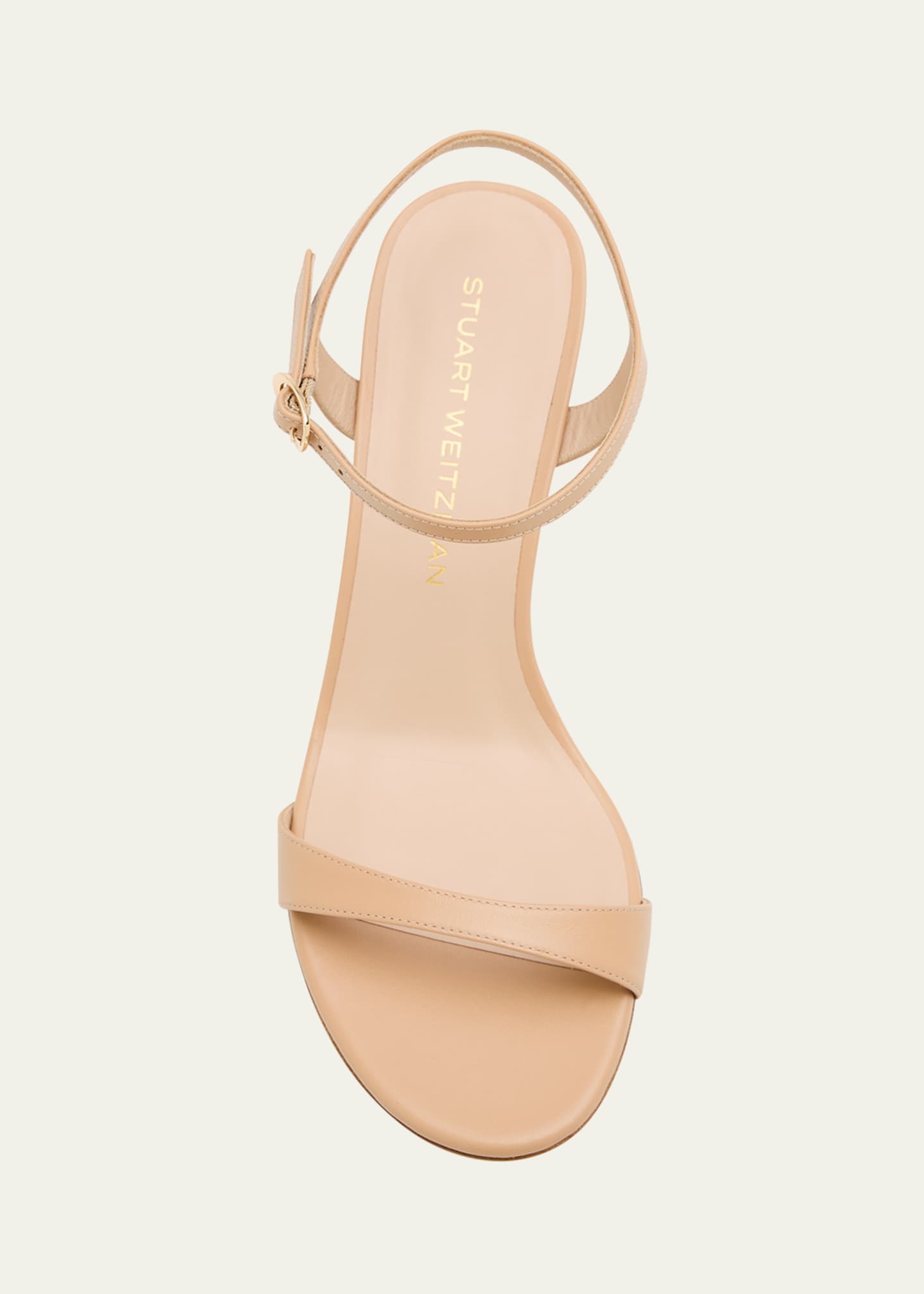 Stuart Weitzman Babette Leather Ankle-Strap Sandals Image 6 of 6