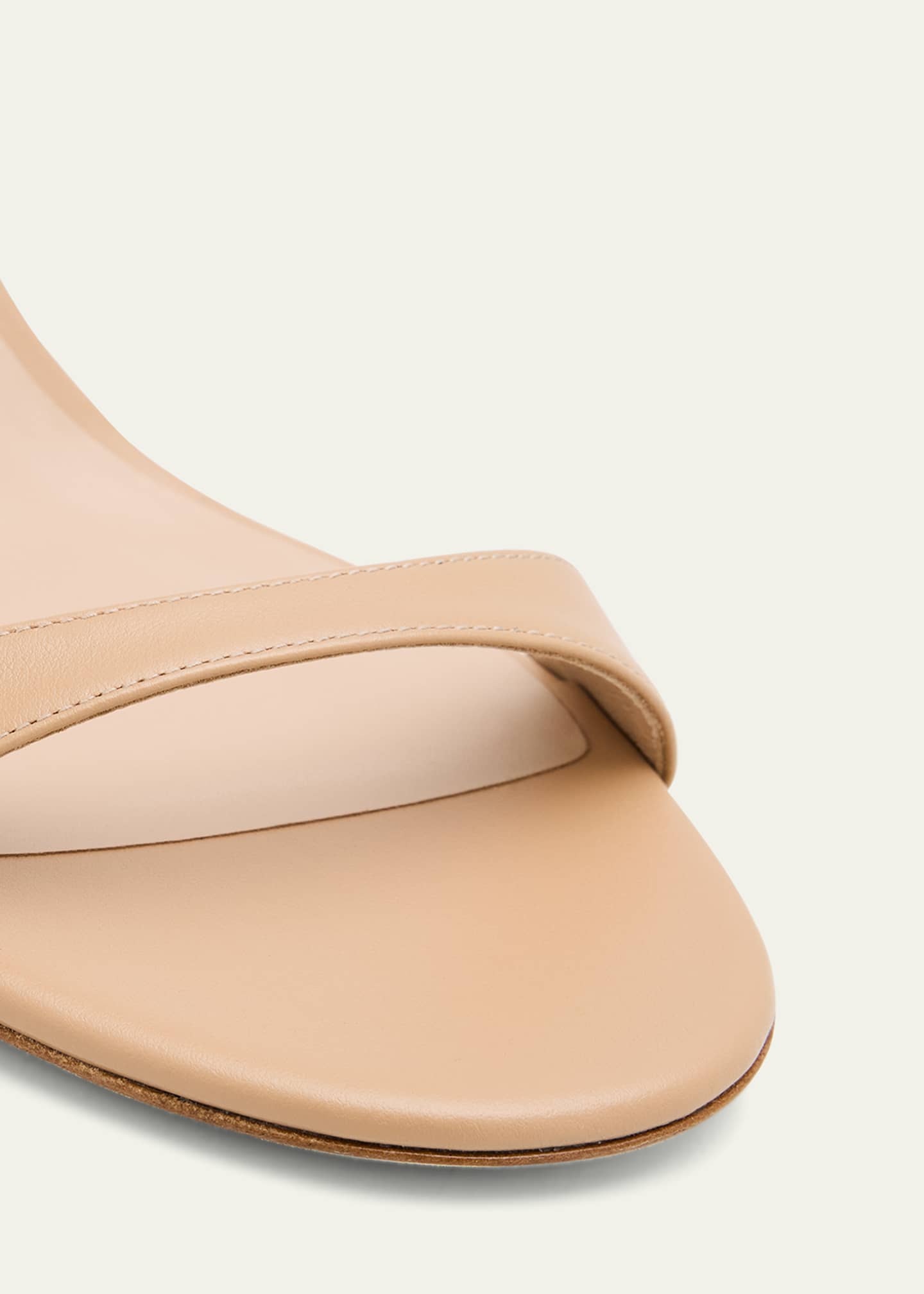 Stuart Weitzman Babette Leather Ankle-Strap Sandals Image 5 of 6