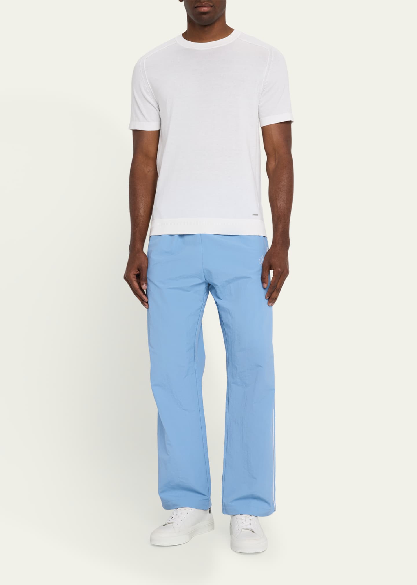 Willy Chavarria Men's Piped Track Pants Image 2 of 5