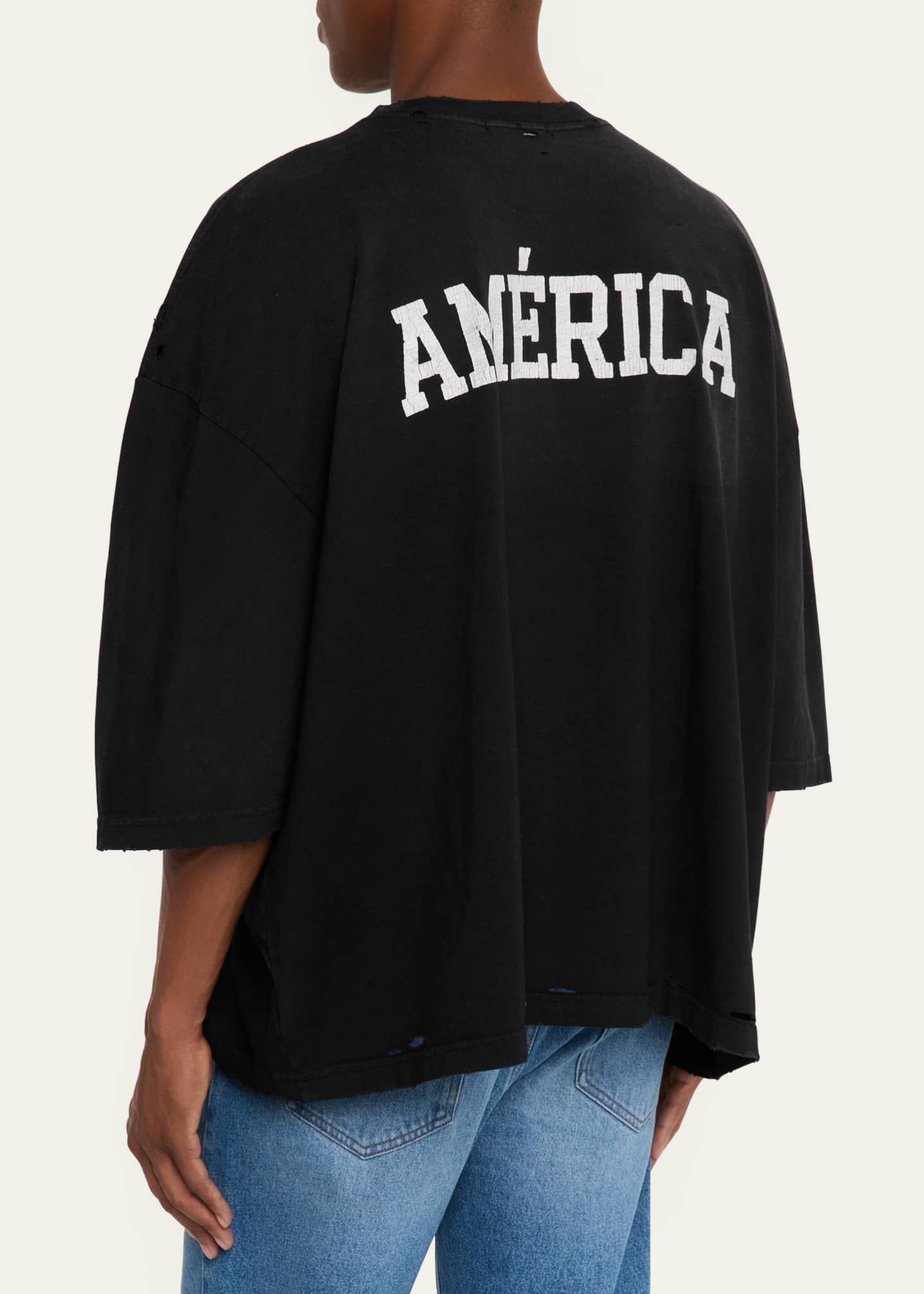 Willy Chavarria Men's America Community Center Buffalo T-Shirt Image 3 of 5