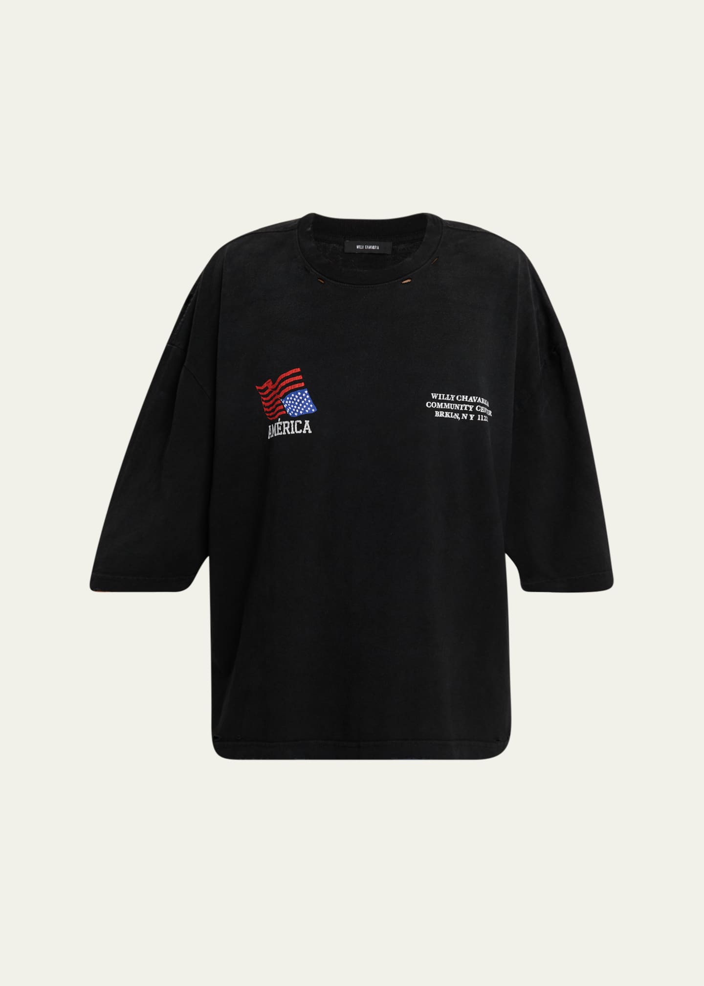 Willy Chavarria Men's America Community Center Buffalo T-Shirt Image 1 of 5