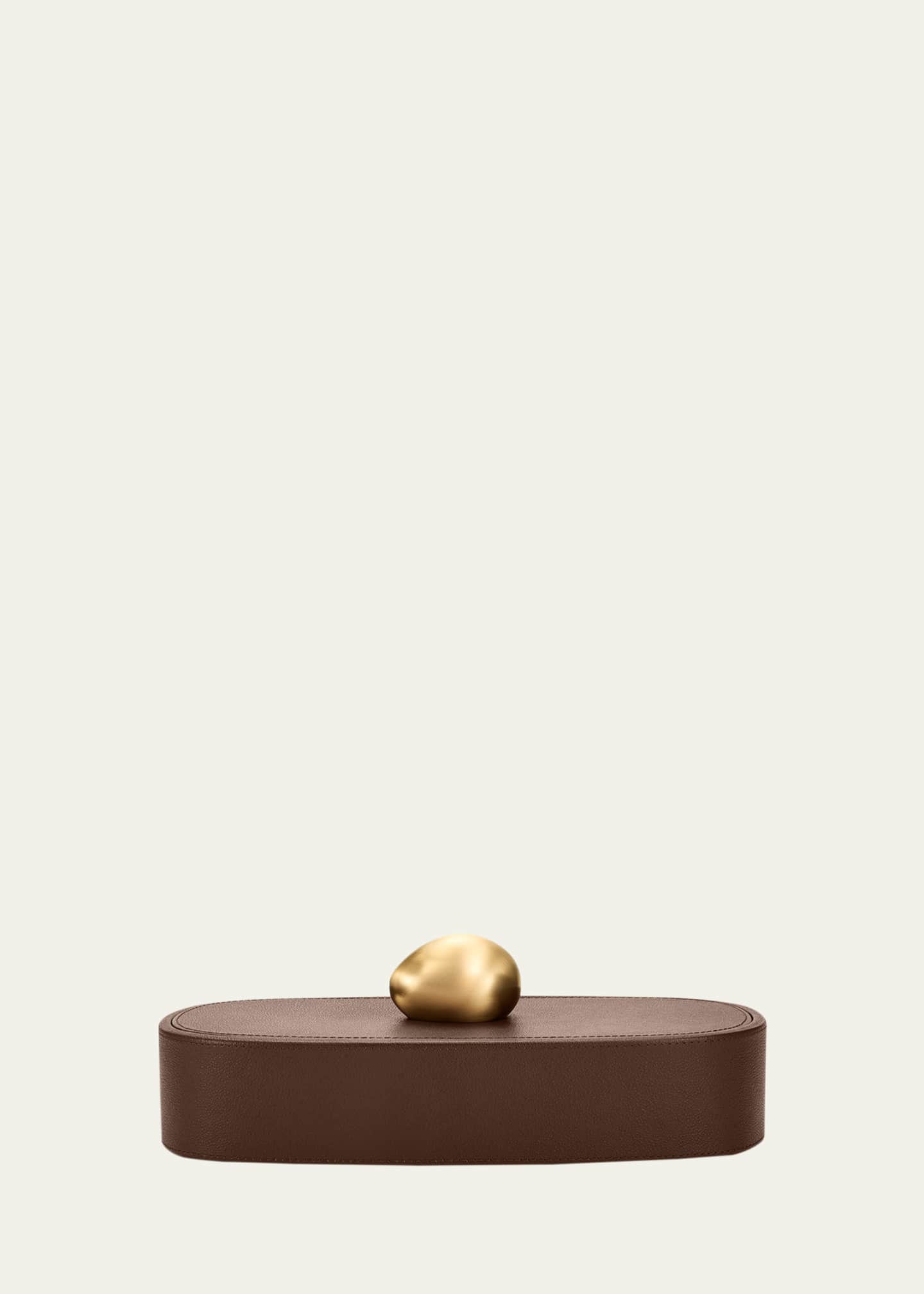 Assouline Pebble Long Leather Trinket Box Image 1 of 4