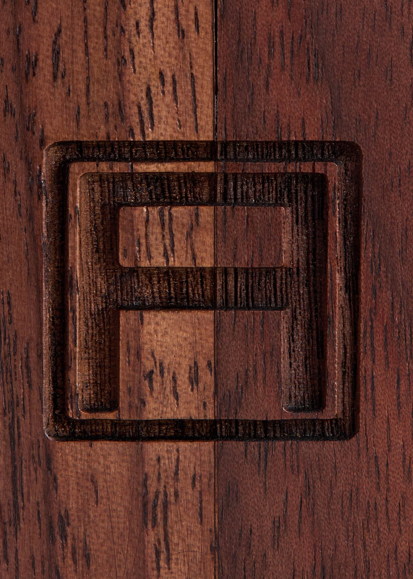Assouline Twist Walnut Bookend Image 4 of 4