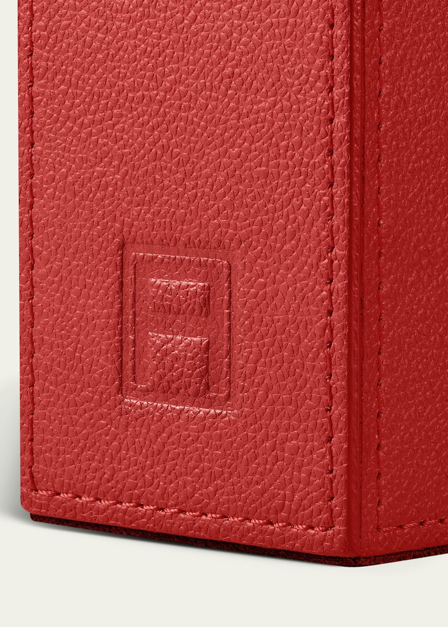 Assouline Cubist L Red Leather Bookend Image 4 of 4