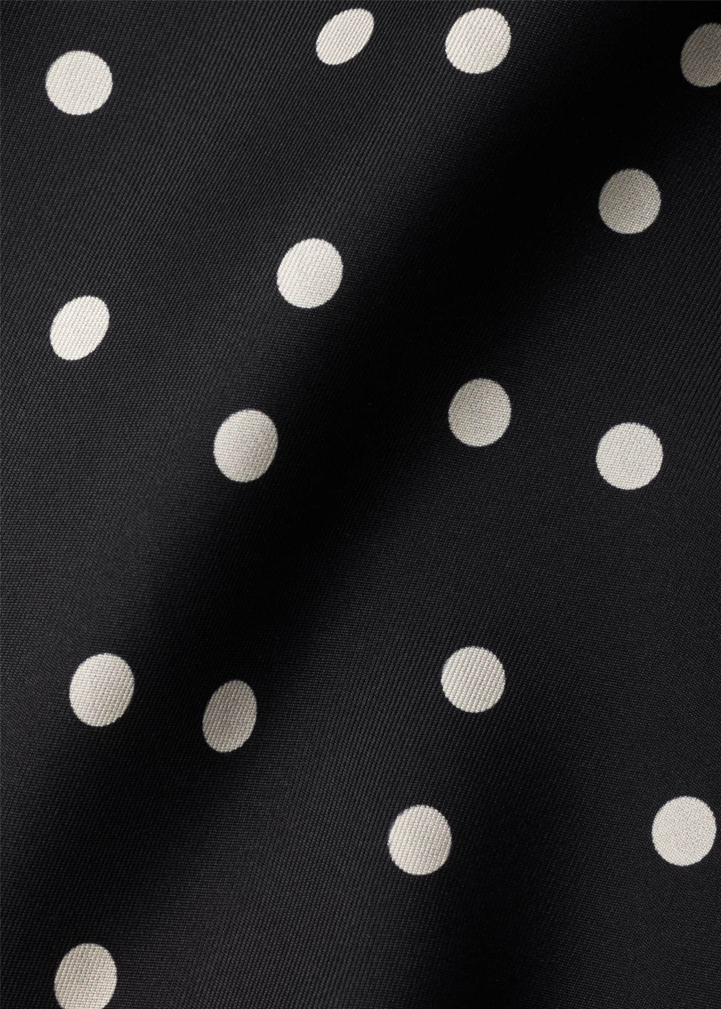 Prada Polka Dot Printed Silk Scarf Image 4 of 4