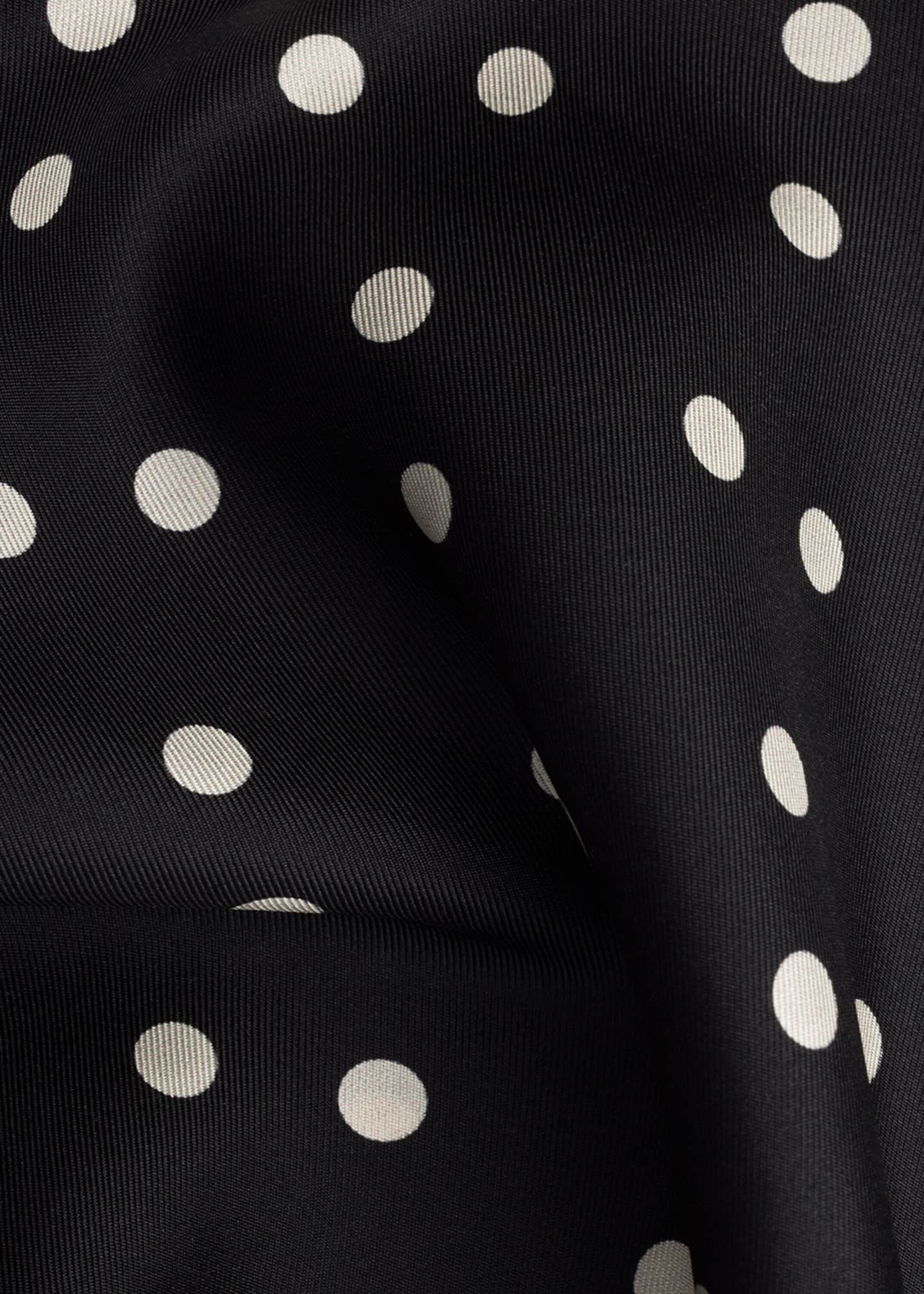 Prada Polka Dot Silk Scarf Image 3 of 3