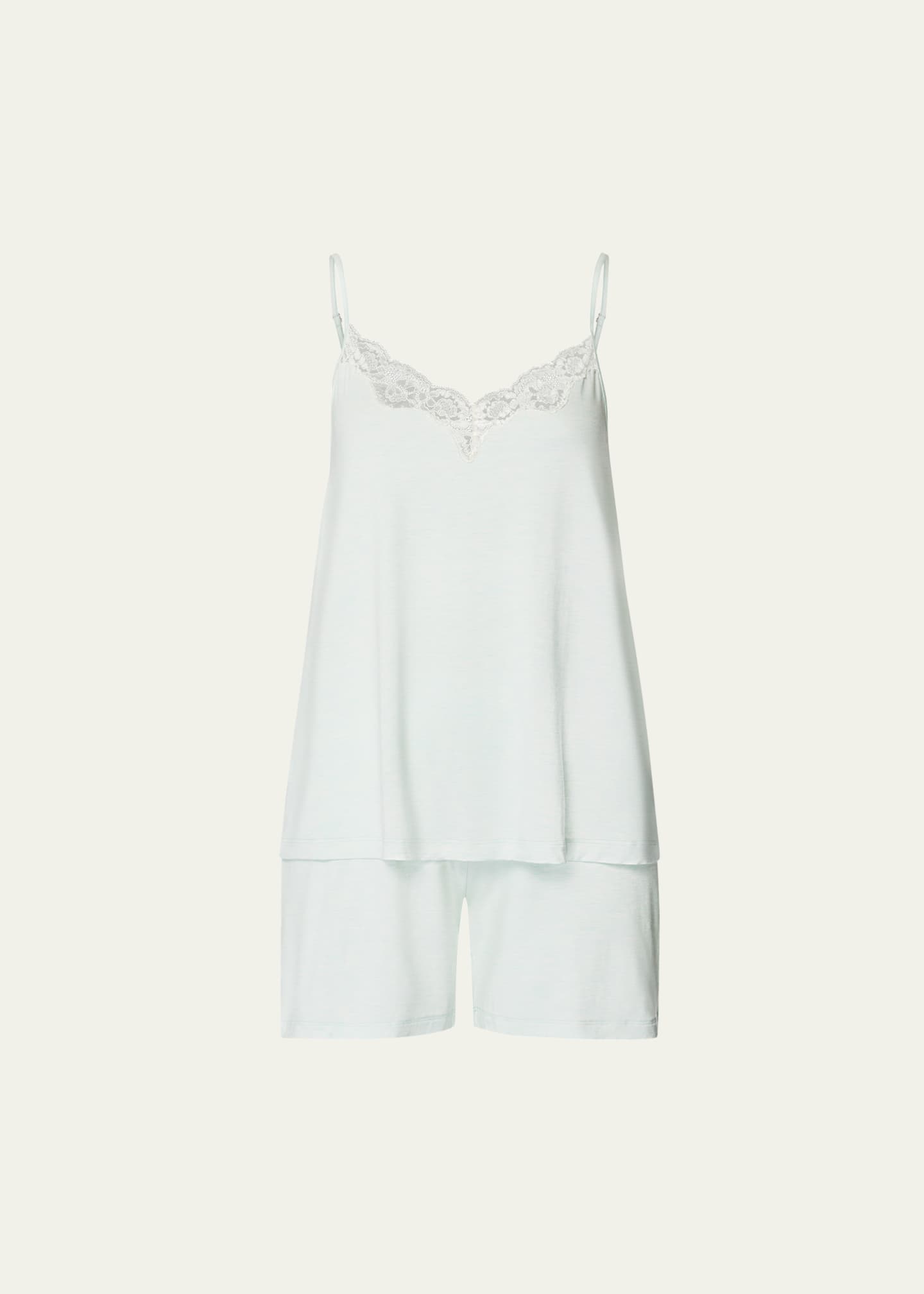 Hanro Natural Elegance Viscose Melange Pajama Set Image 1 of 4