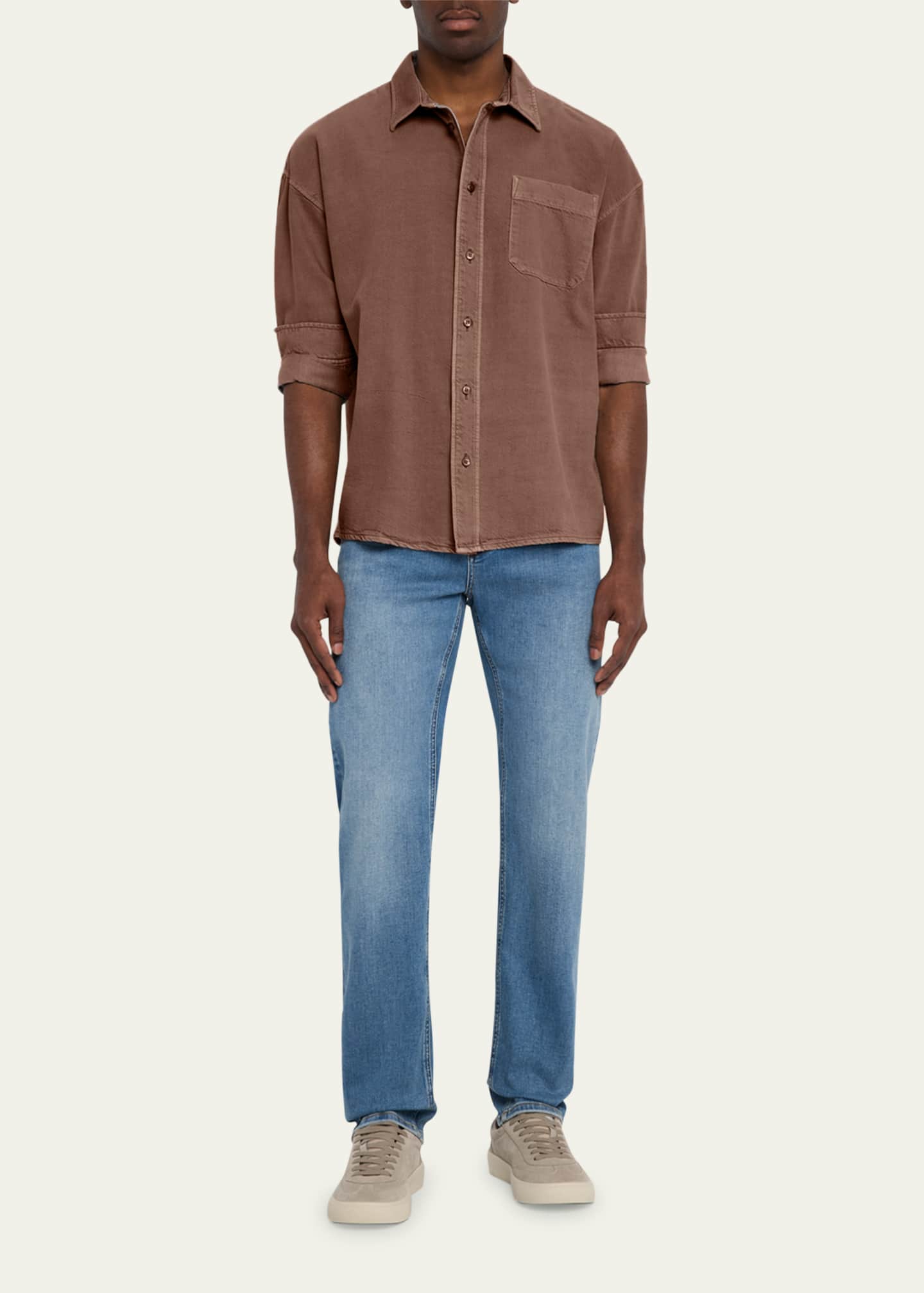 FRAME Men's Button Down Modern Shirt Image 2 of 5
