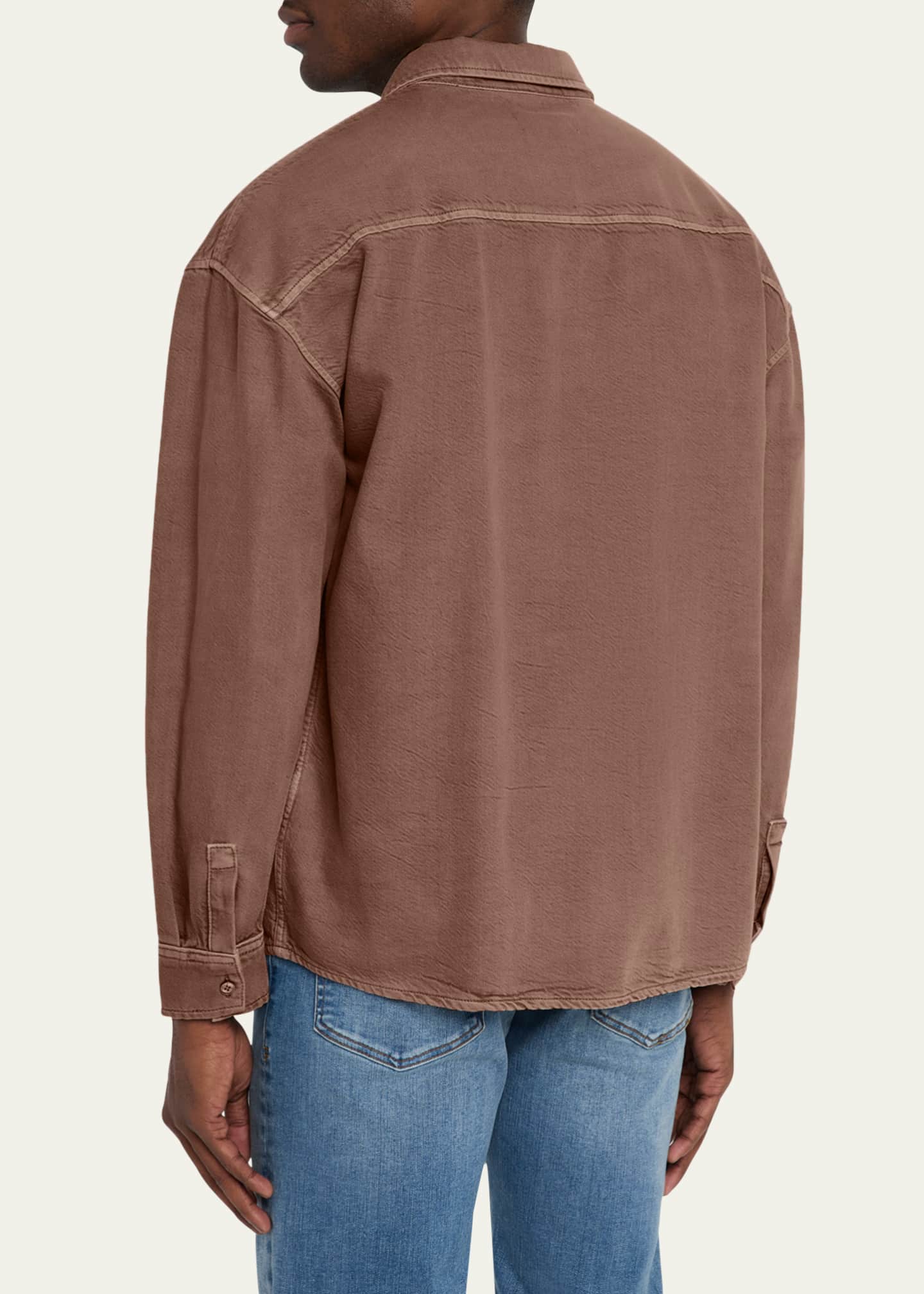 FRAME Men's Button Down Modern Shirt Image 3 of 5