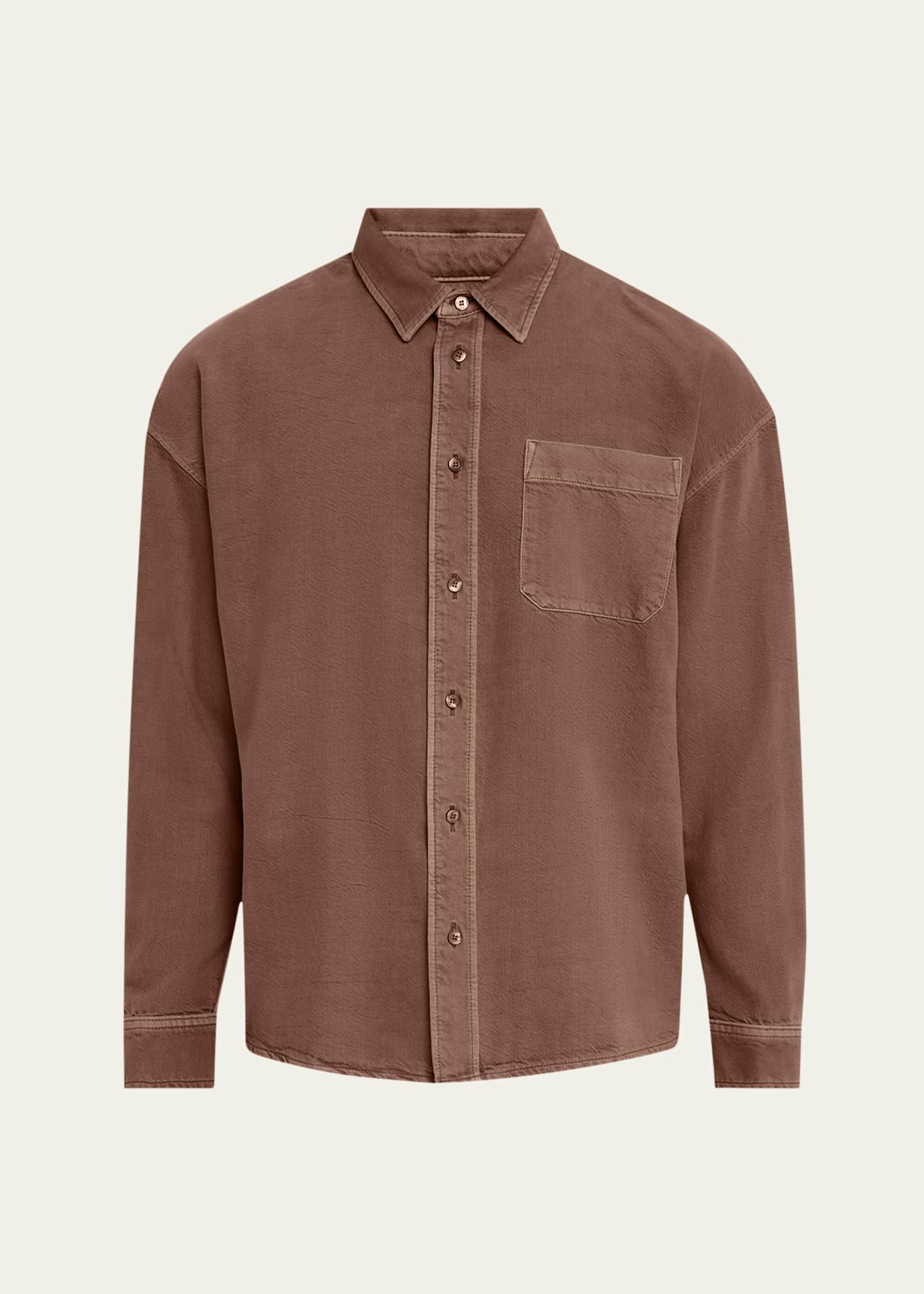 FRAME Men's Button Down Modern Shirt Image 1 of 5