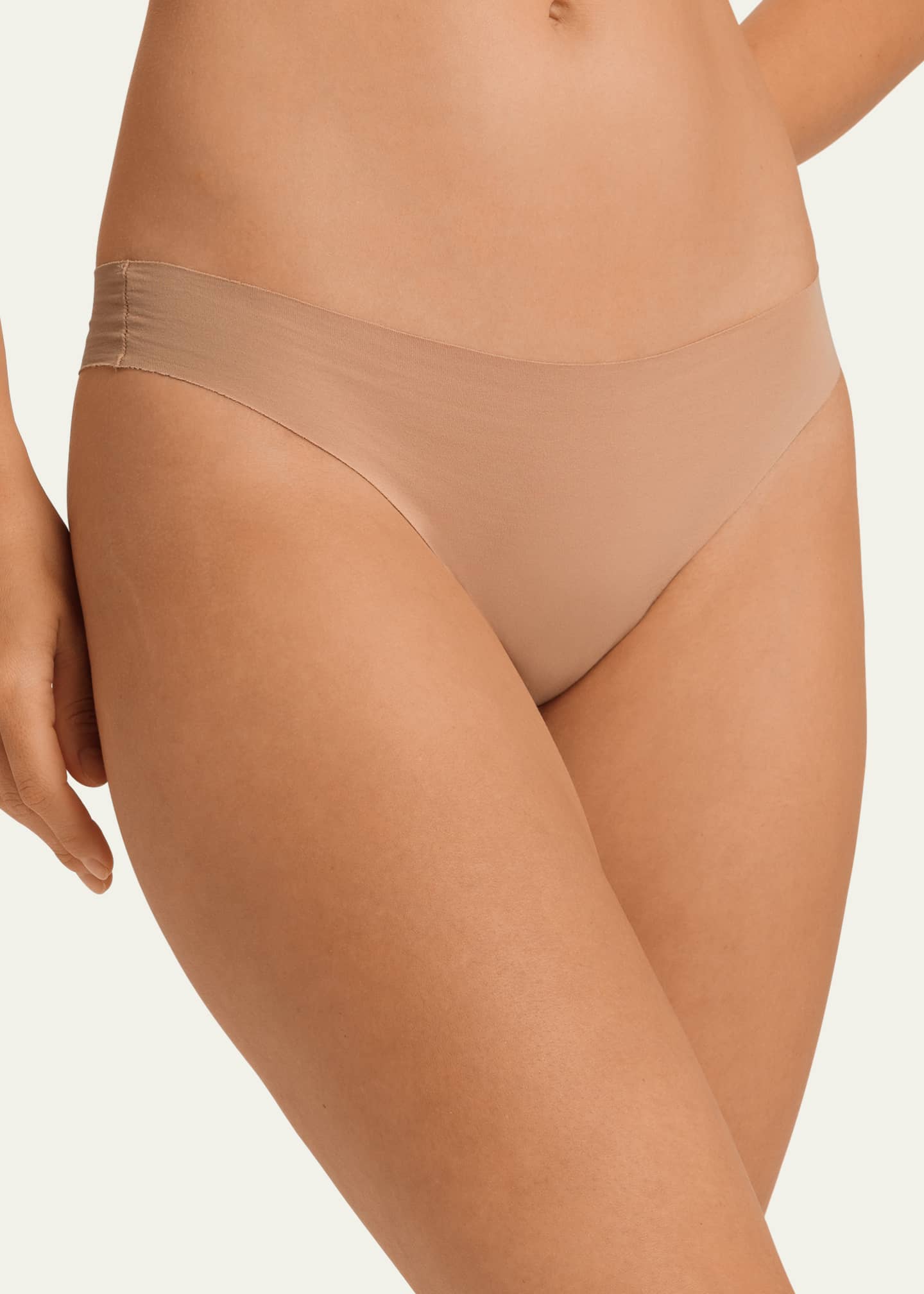 Hanro Invisible Cotton Low-Rise Thong Image 3 of 4