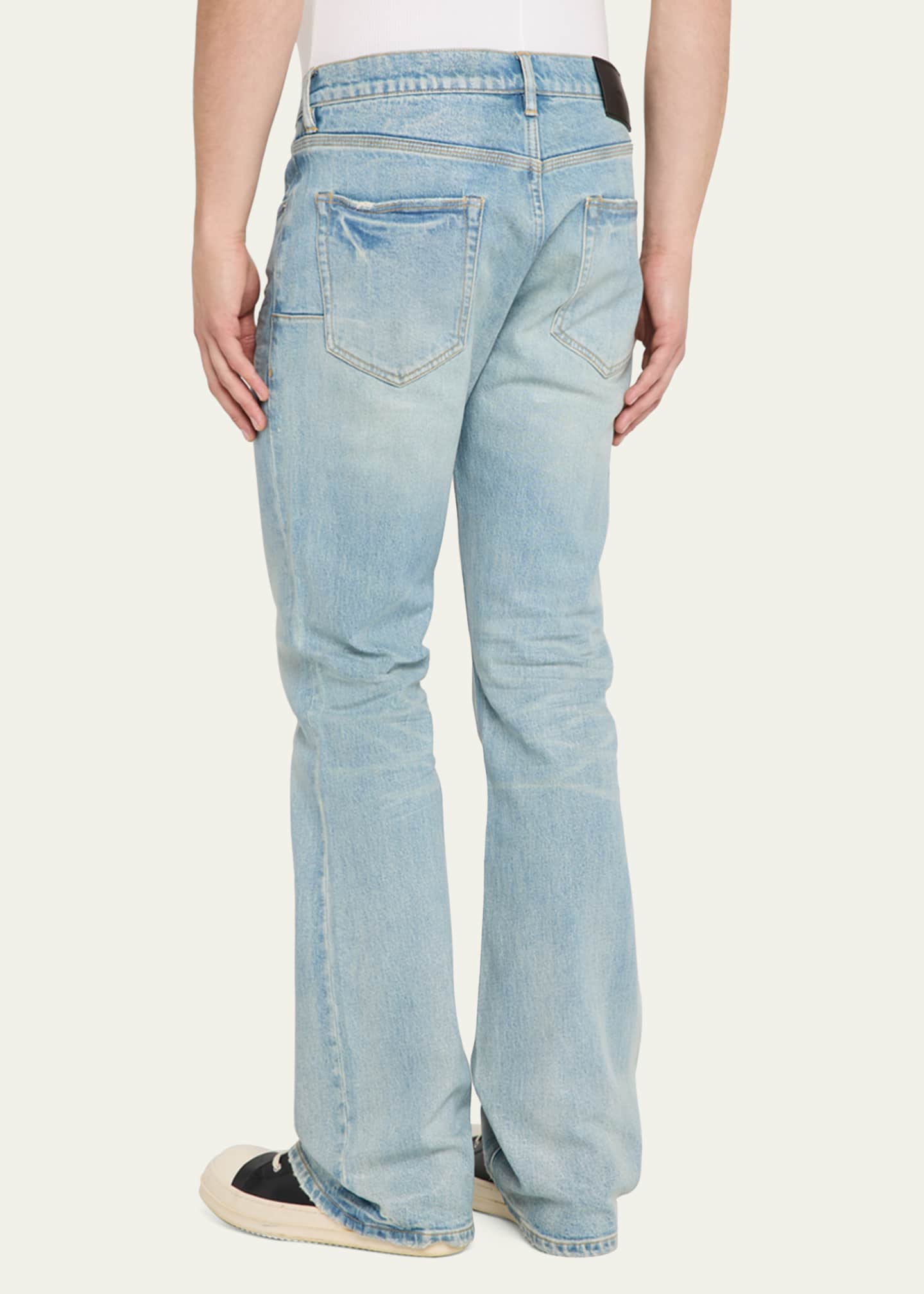 PURPLE Men's Pinner Coated Vintage Jeans Image 3 of 5