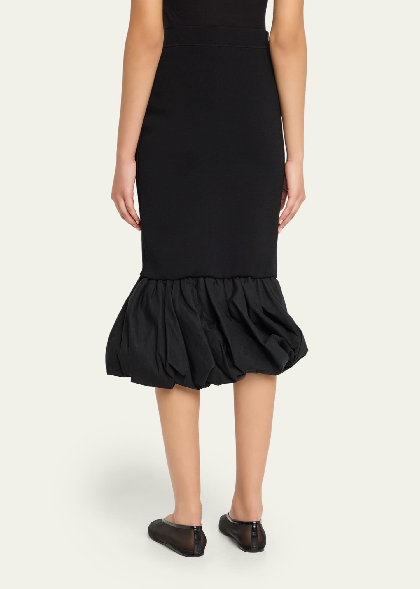 SIMKHAI Camille Midi Skirt Image 3 of 5