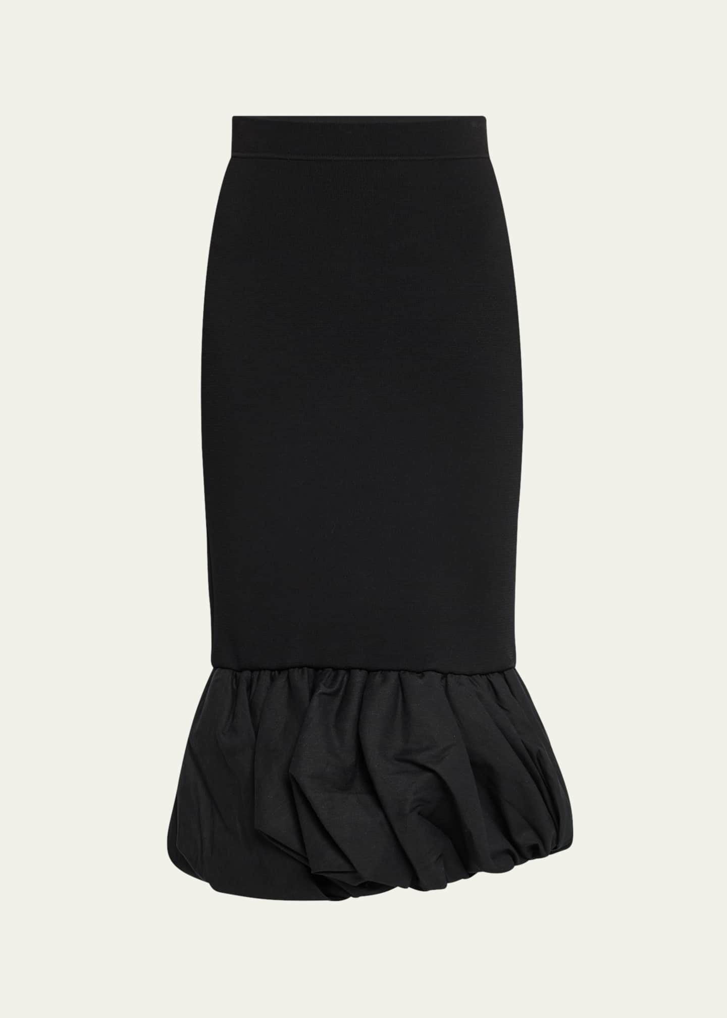 SIMKHAI Camille Midi Skirt Image 1 of 5
