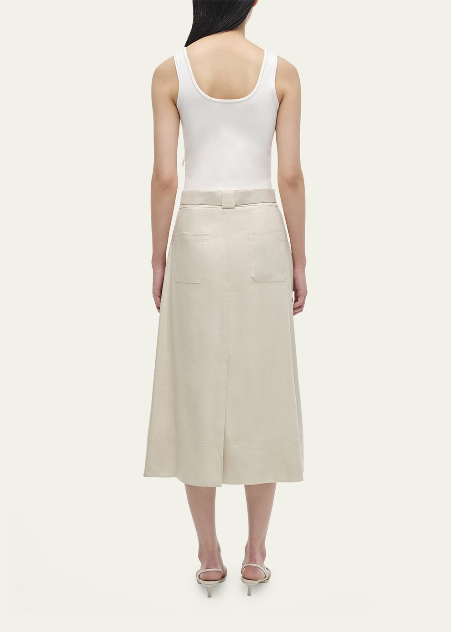 SIMKHAI Camden Tank Midi Dress Image 3 of 5